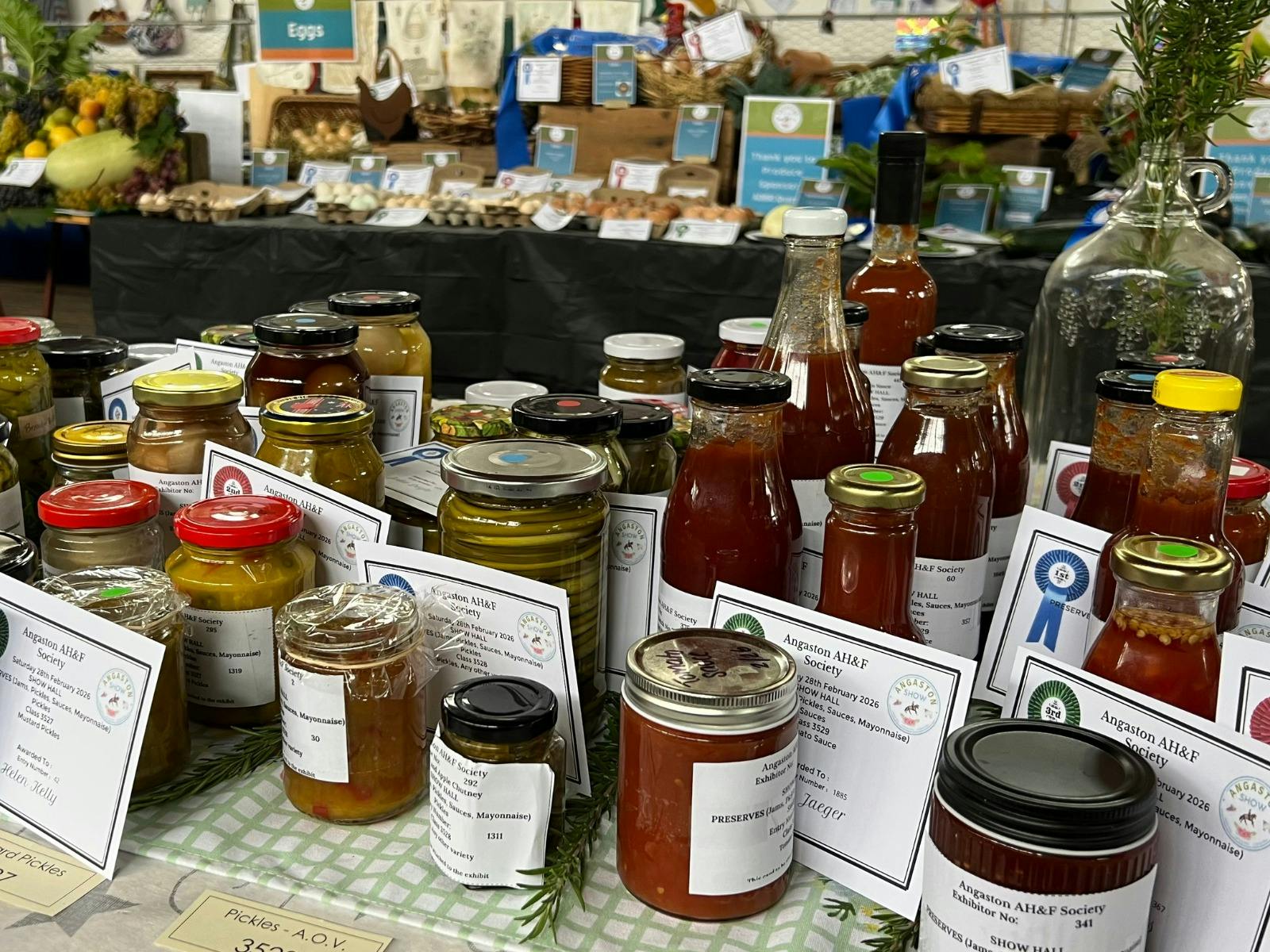 Jams and Preserves at the Angaston Show