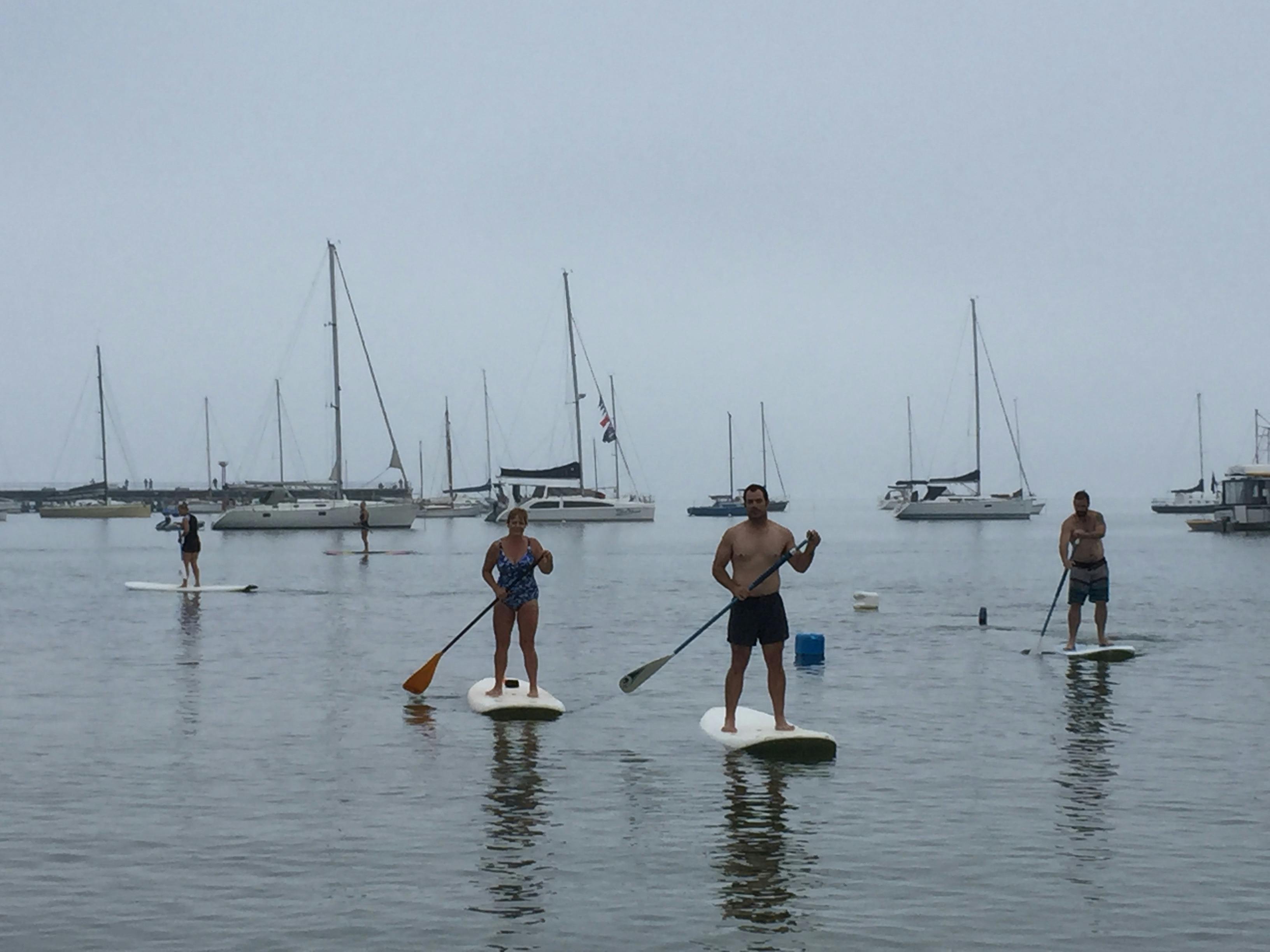 family fun on our stand up paddle boards