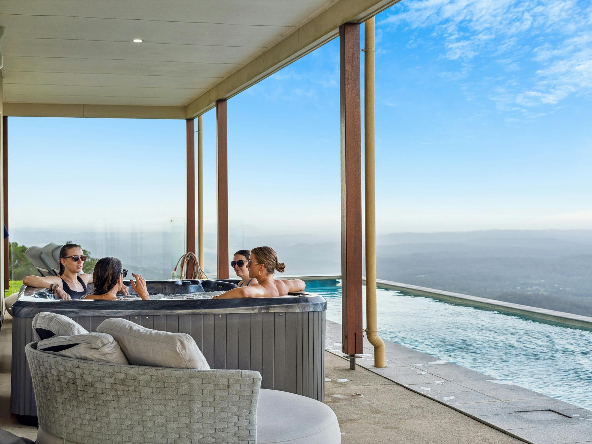 Petrichor Estate beautiful pool & spa area Petrichor Estate beautiful pool & spa area