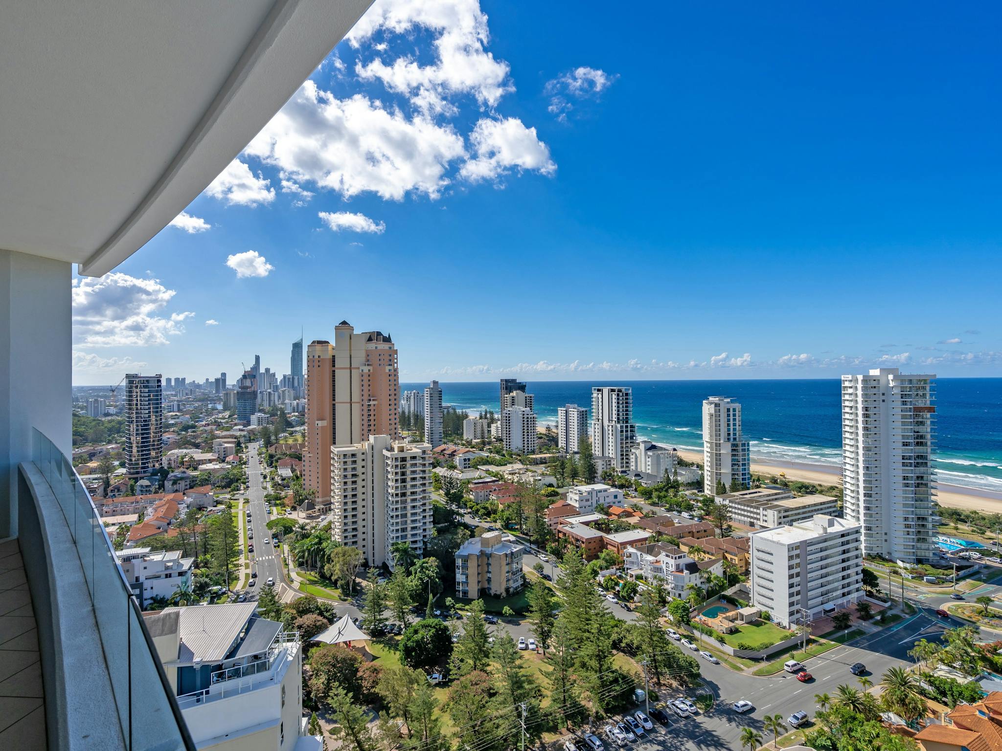 Views to die for which encompass the Pacific Ocean, Main River, the Gold Coast hinterland and coast Views to die for which encompass the Pacific Ocean, Main River, the Gold Coast hinterland and coast