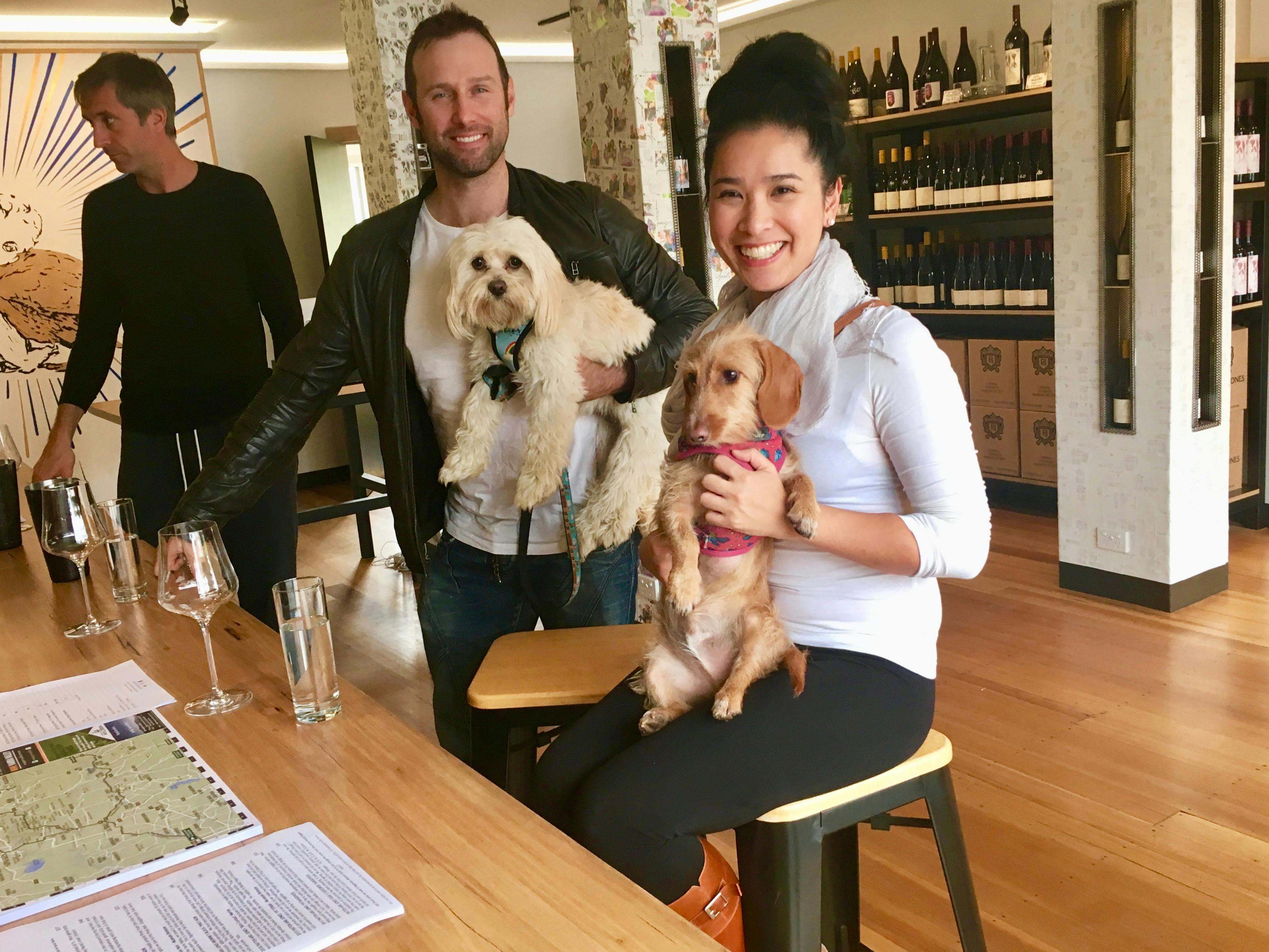 Wine Tasting on a Private VIP Dog Wine Tour in Healesville