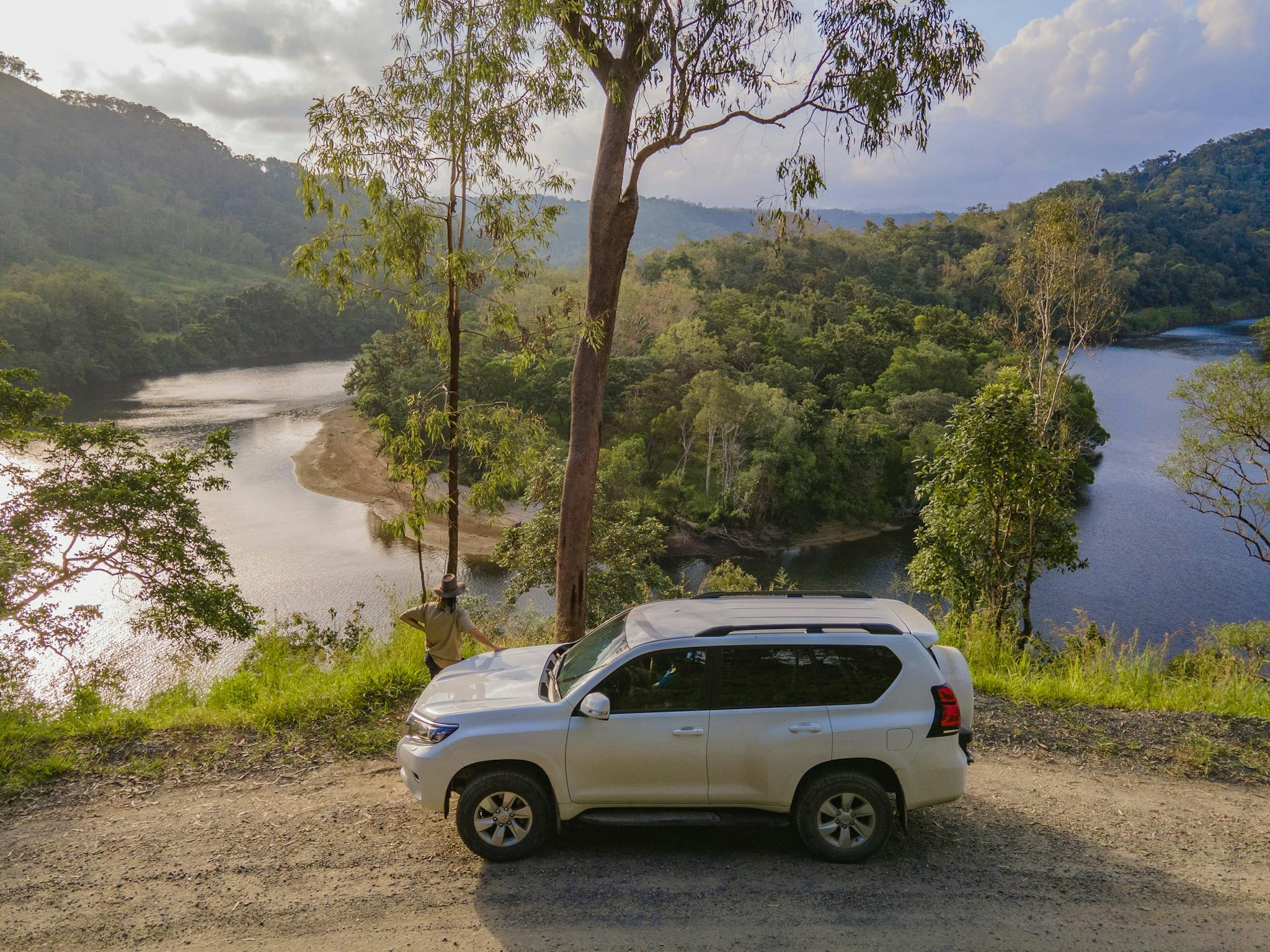 Far North Tour Guide Enjoying the view on the Cooktown 4WD Tour Far North Tour Guide Enjoying the view on the Cooktown 4WD Tour