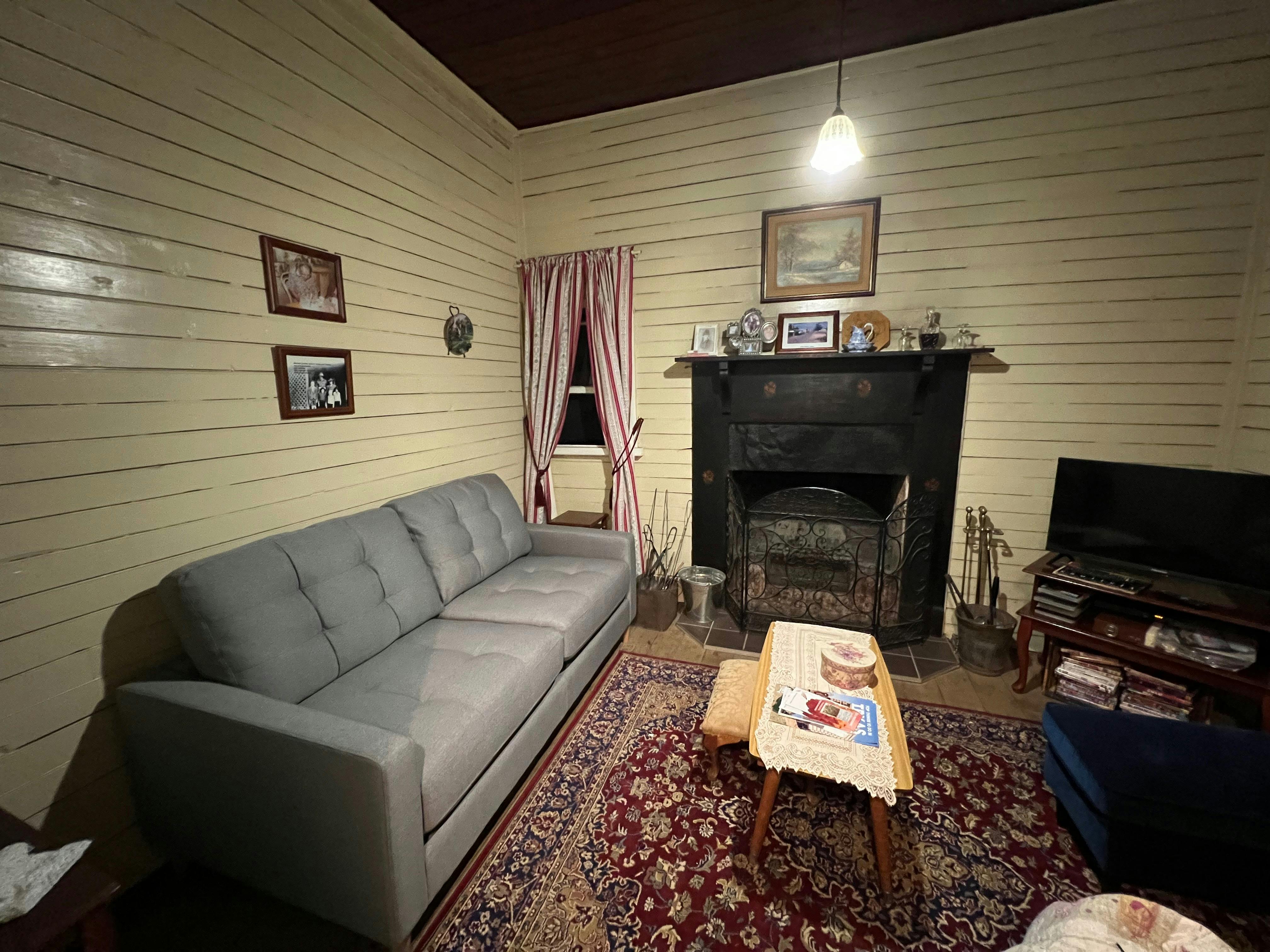 Lounge room.  Also converts to a bed