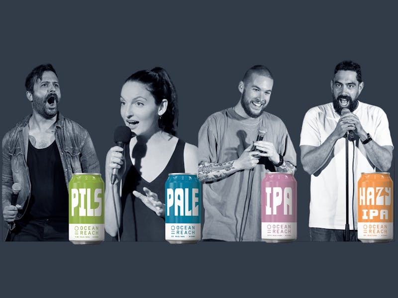 Image for Four Comedians, Four Beers at Ocean Reach Brewing
