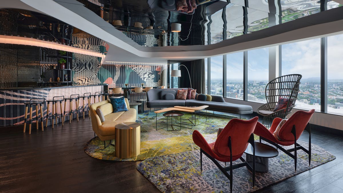 It’s big, bold and beautiful. The Extreme WOW Suite is located on the top floor of the hotel.