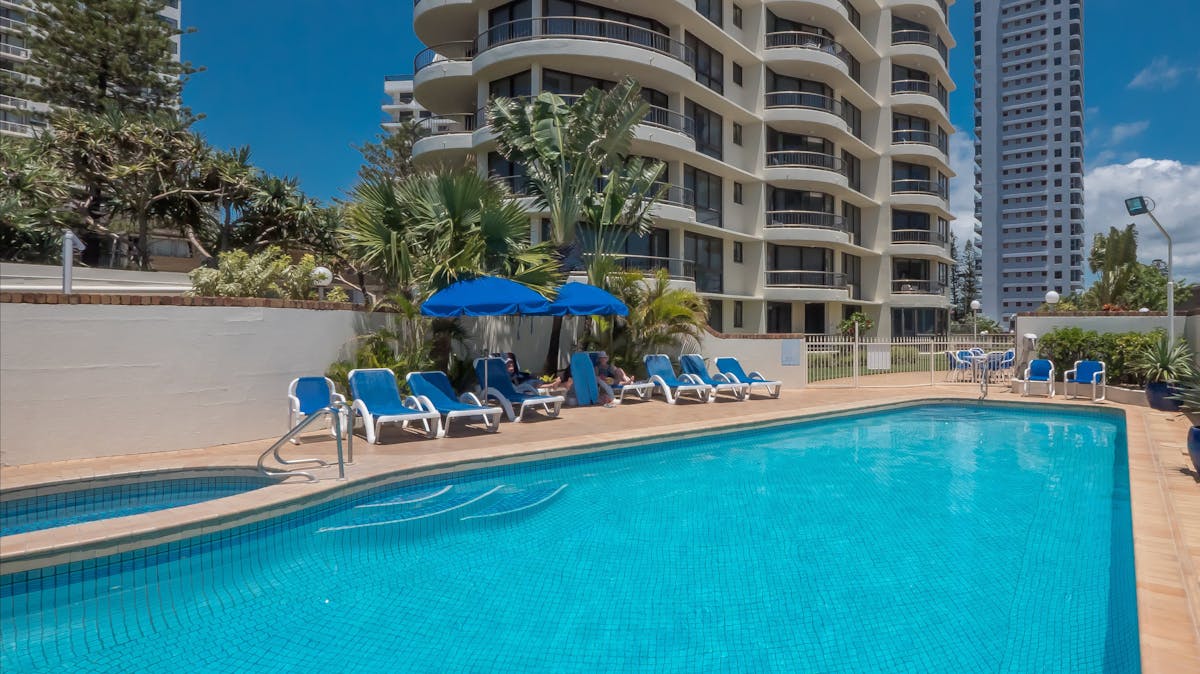 Heated pool and spa