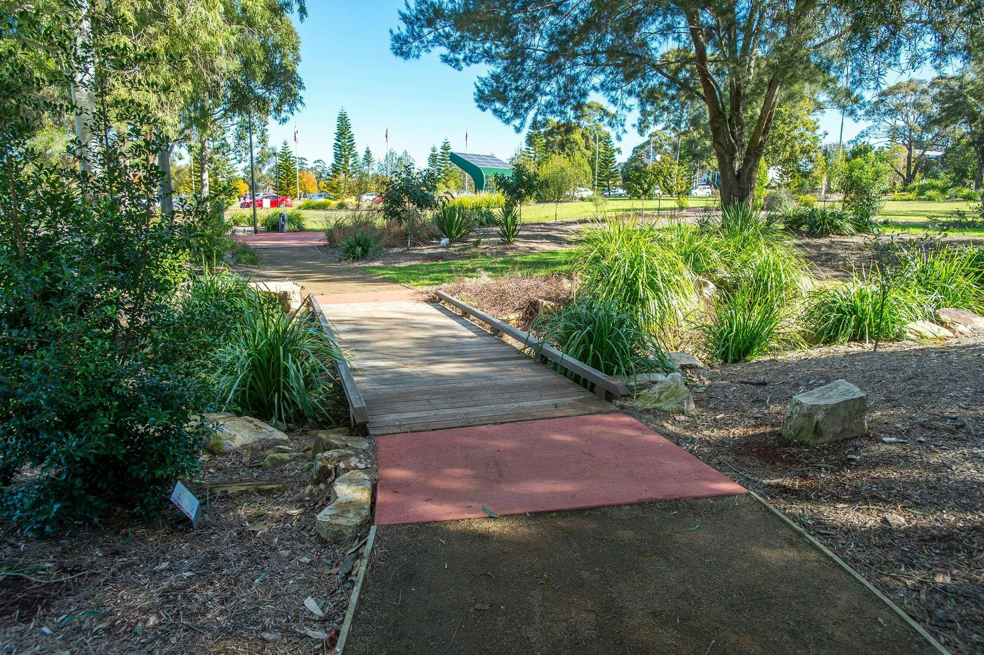 Pathway leading into the Gumbi Gumbi Gardens