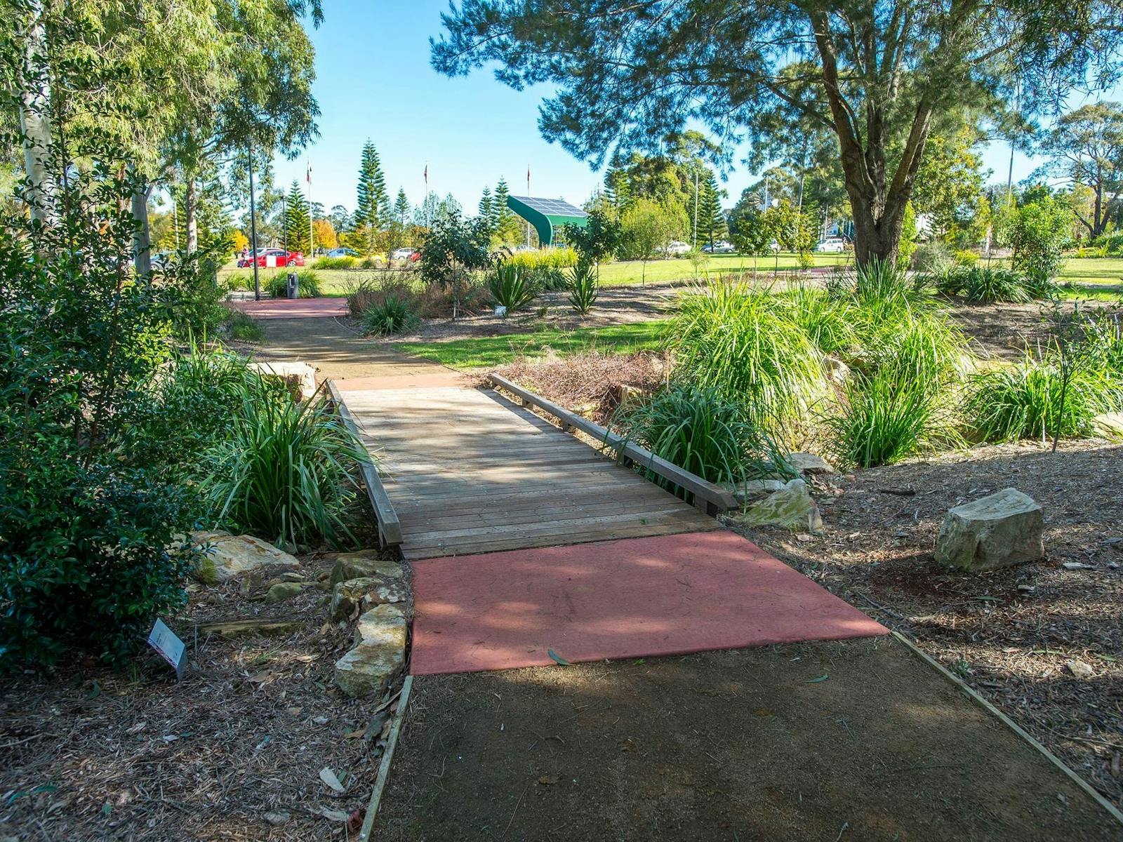 Pathway leading into the Gumbi Gumbi Gardens