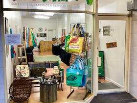 Outside Sack Shack Shopfront