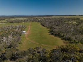 picnic and campground area with shelter shed