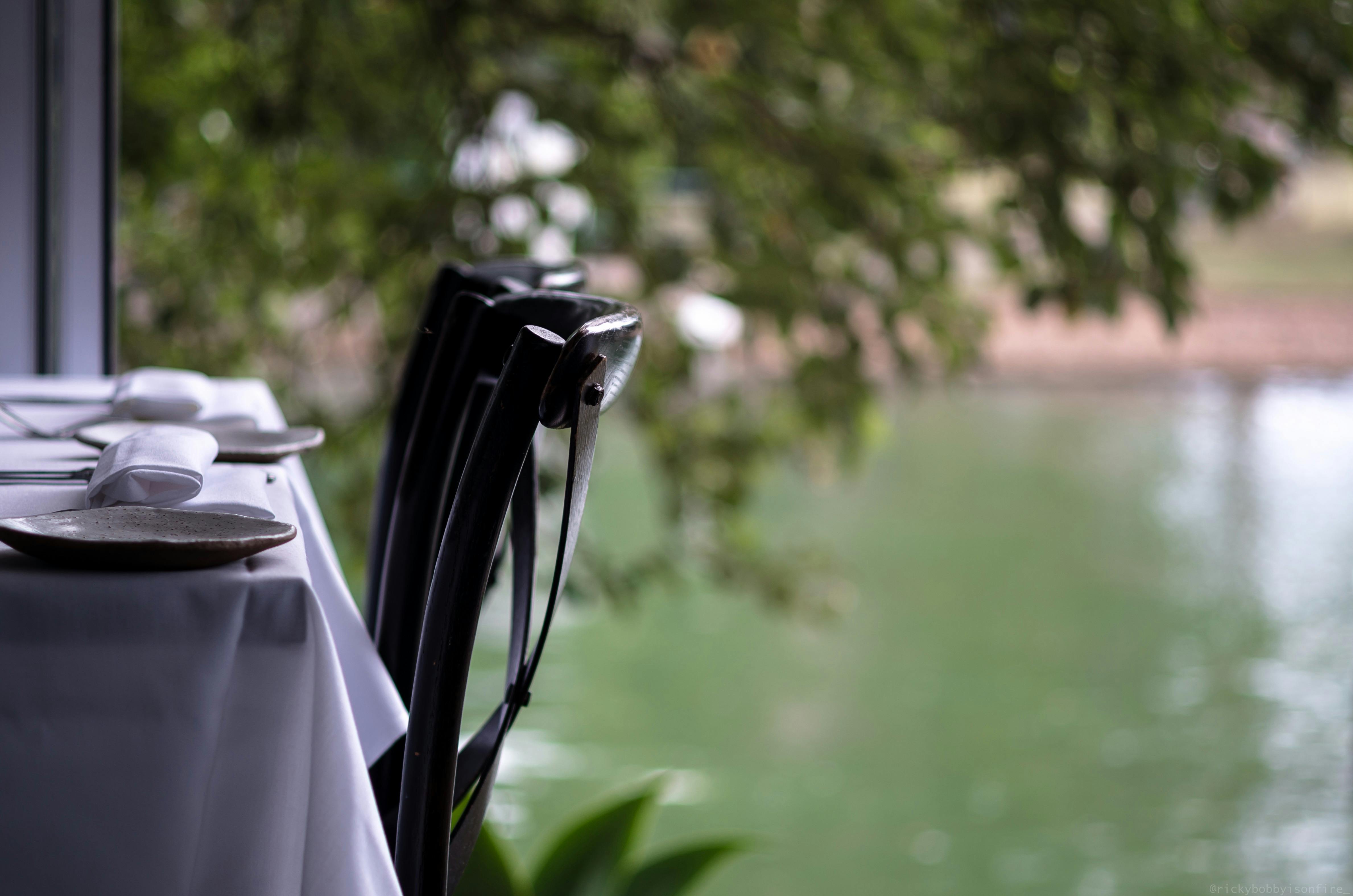 Tranquil riverside setting