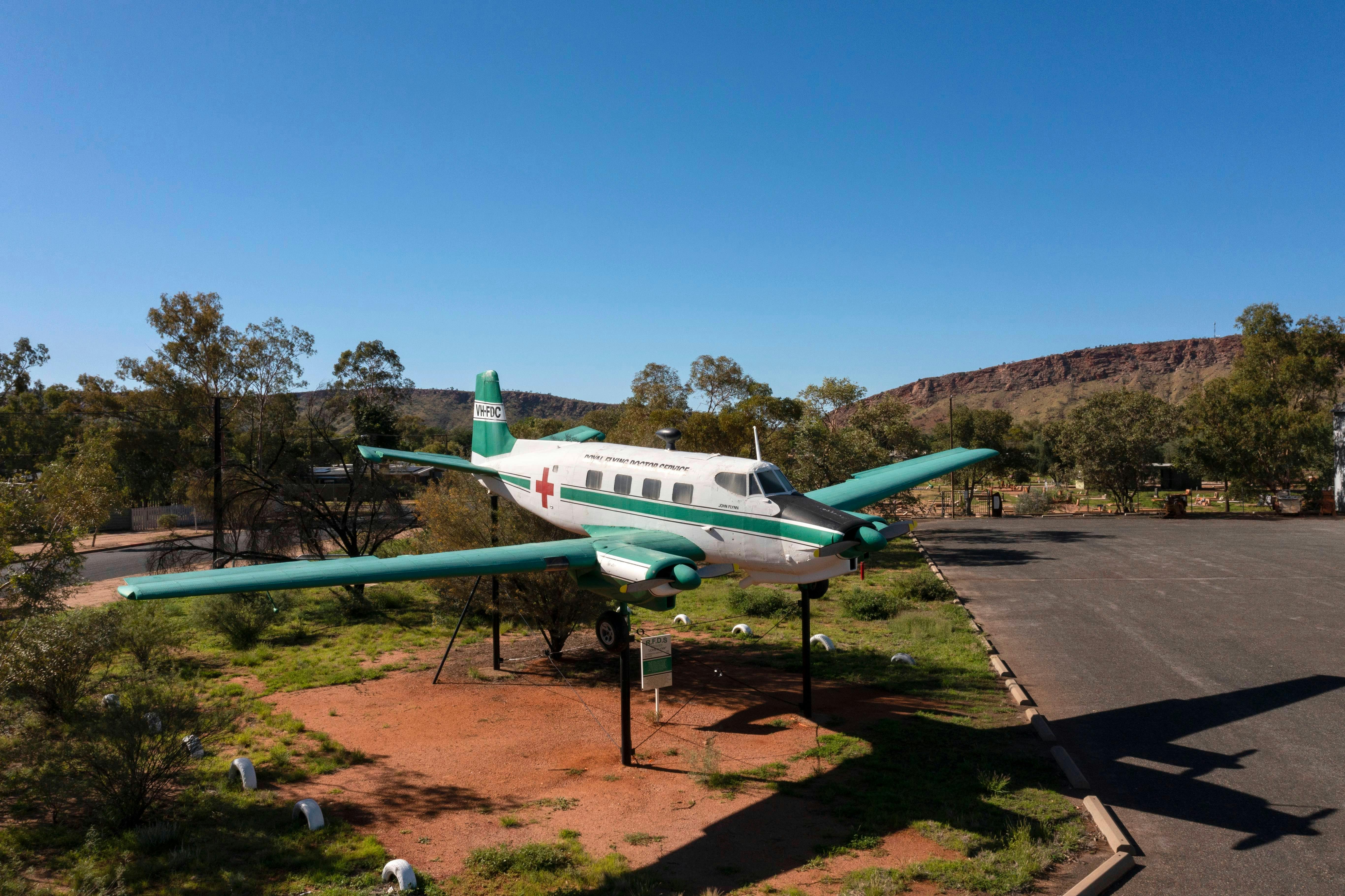 Aero-medicals flights were undertaken in Drover aircrafts which flew  across Outback Australia