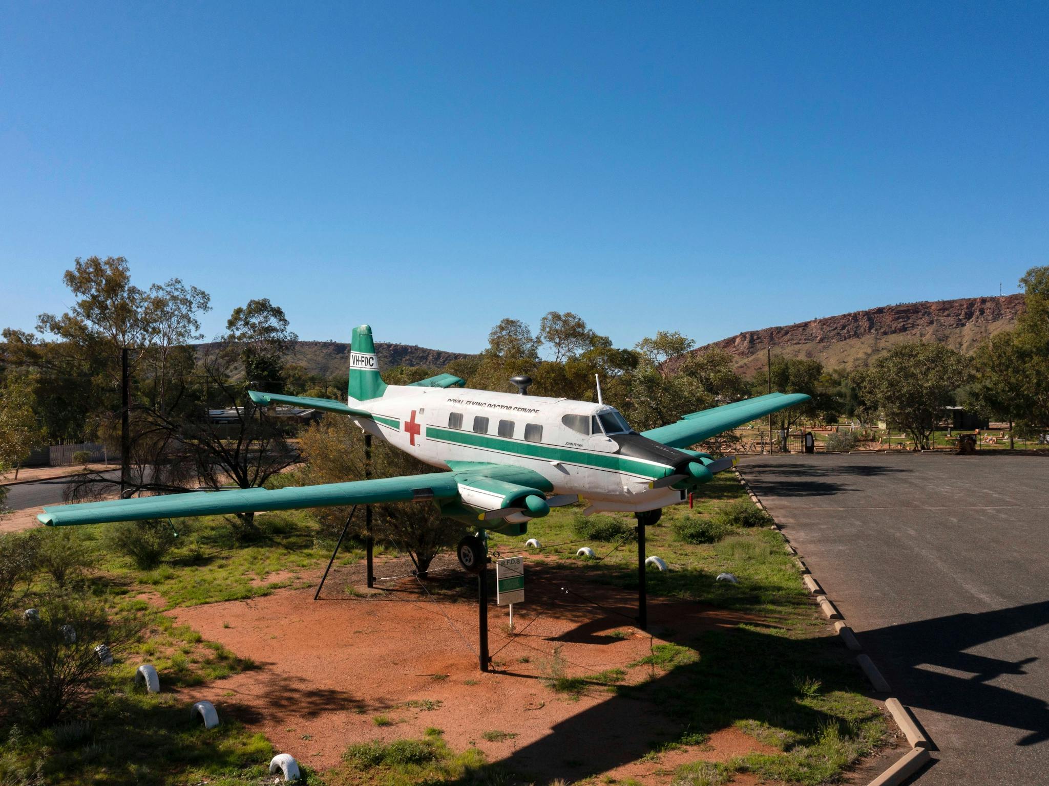 Aero-medicals flights were undertaken in Drover aircrafts which flew  across Outback Australia