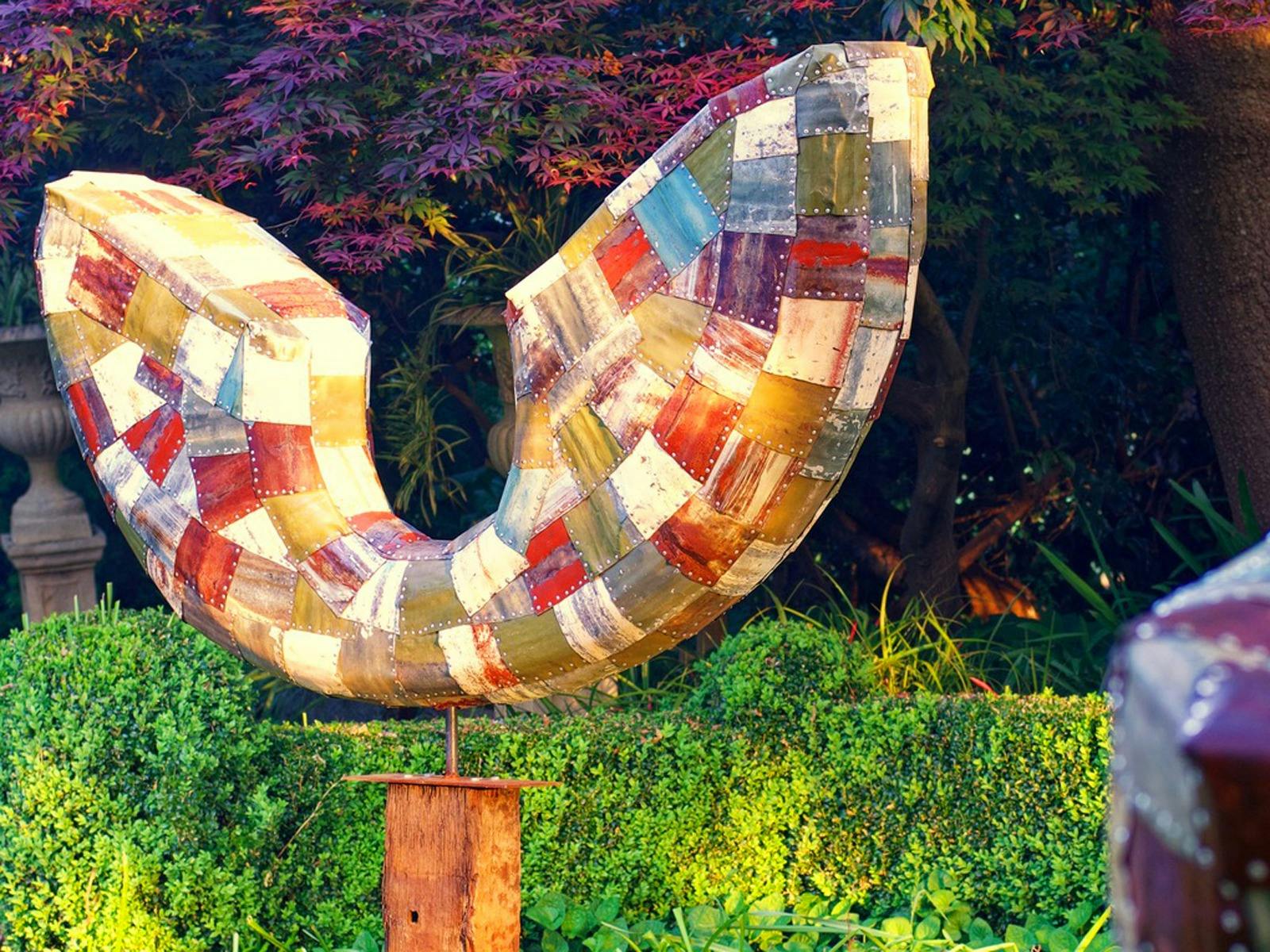 Wind Span Boat sculpture