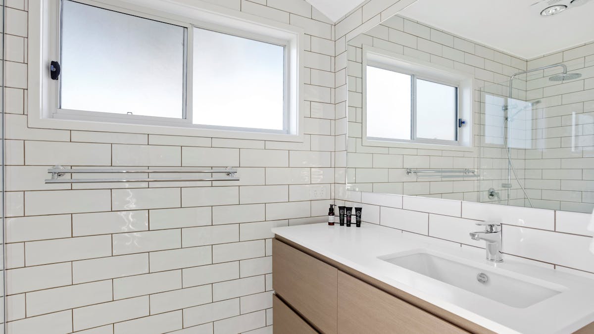 Pavilion bathroom interior