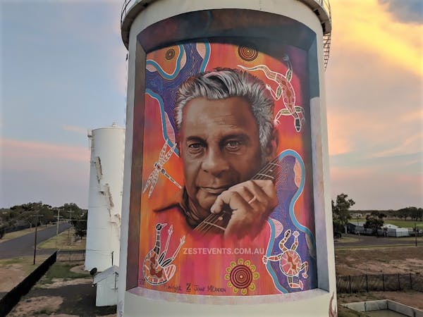 Walgett Water Tower Mural- Jimmy Little