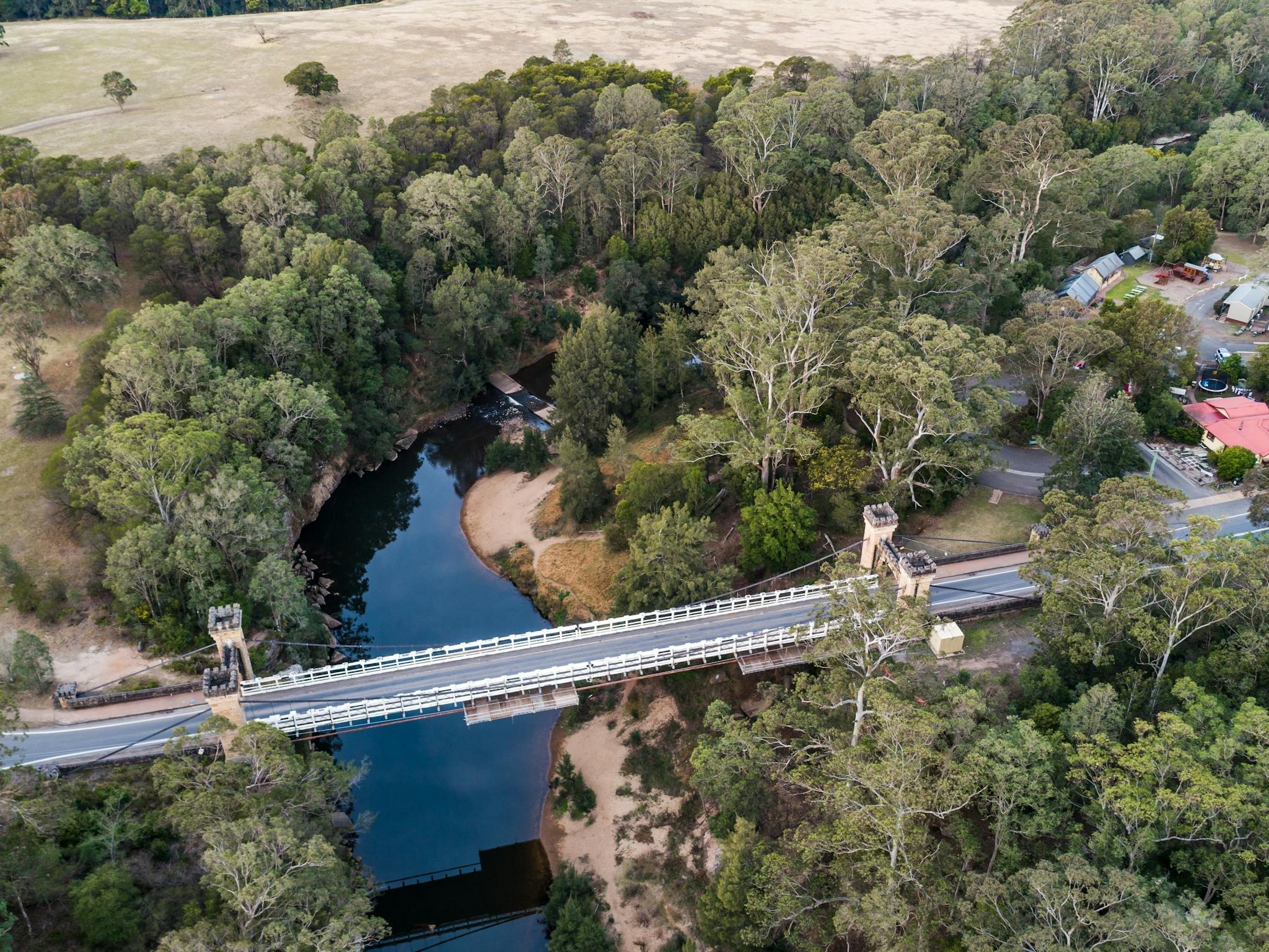 Kayaking under the Bridge is a great experience while visiting Kangaroo Valley.
