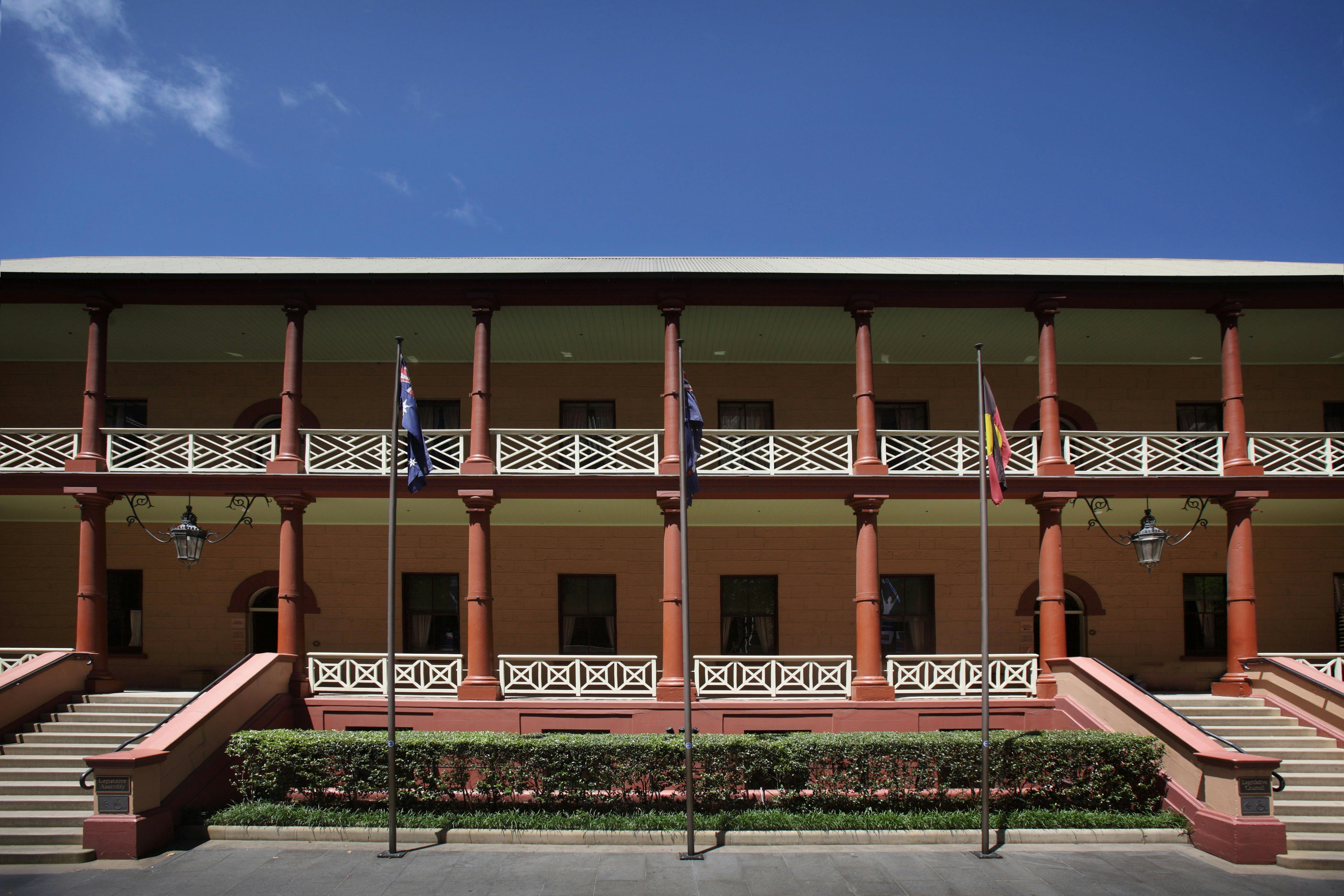 nsw parliament house dining room