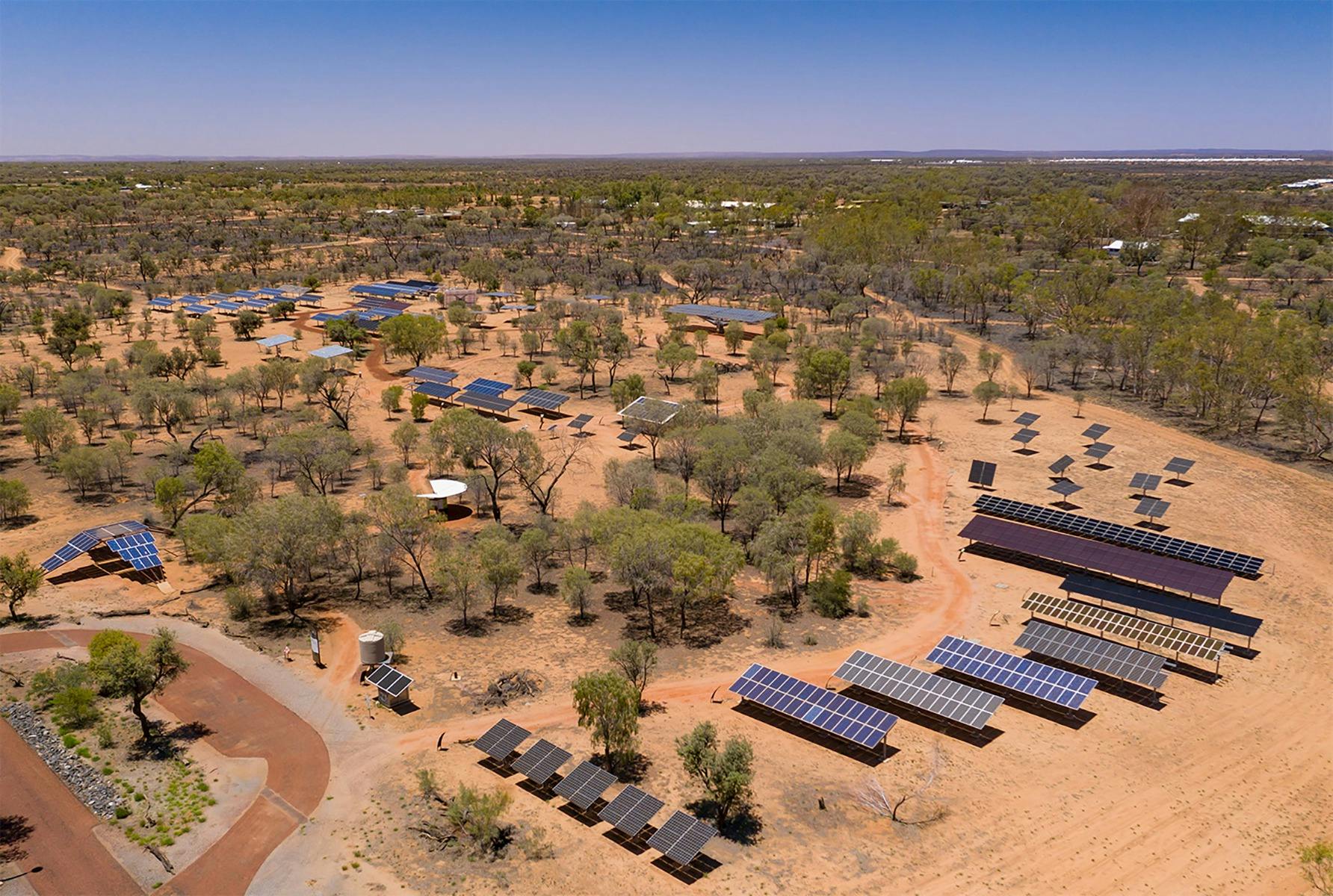 Solar Centre aerial view