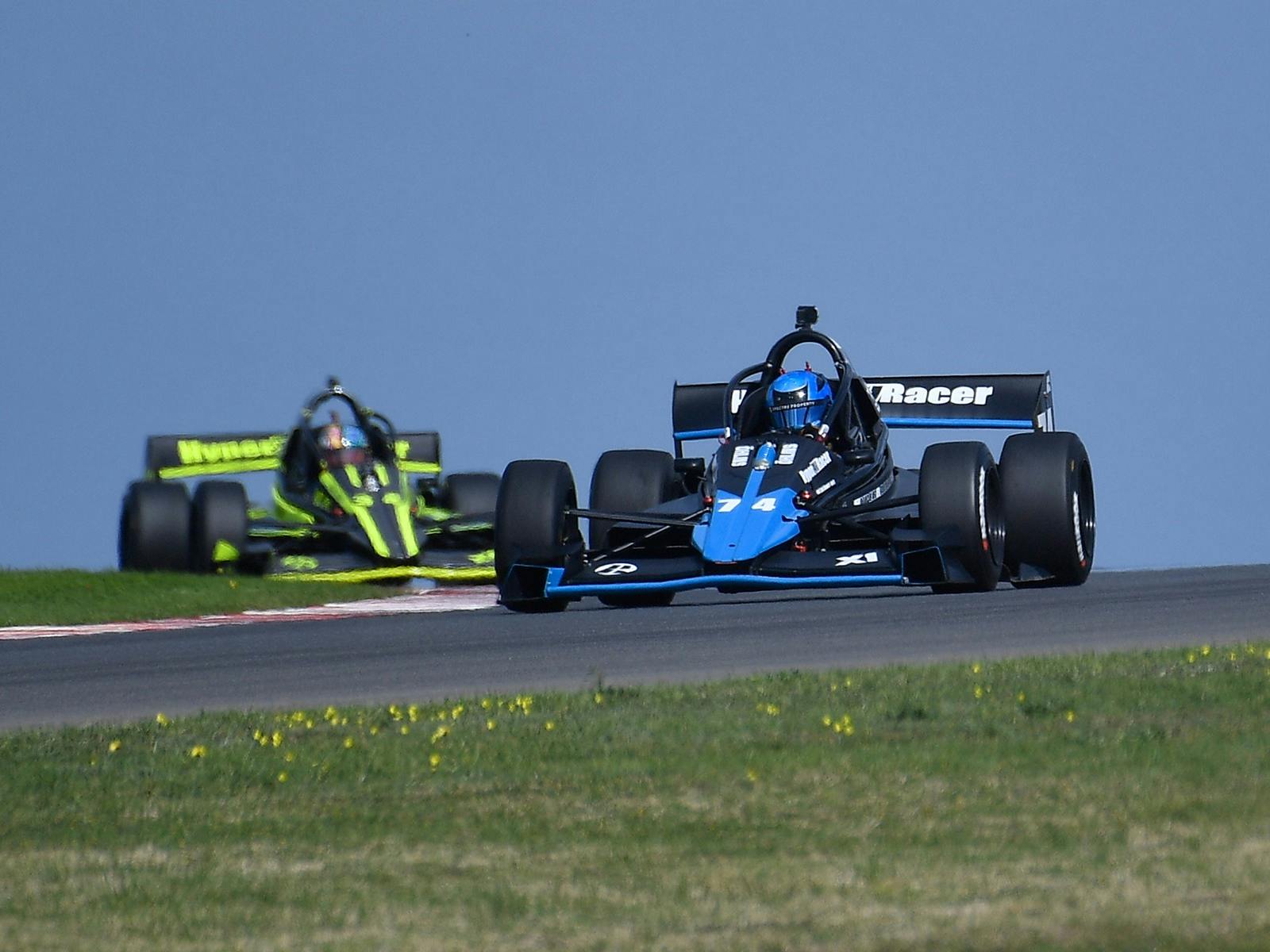 Open wheeler race cars