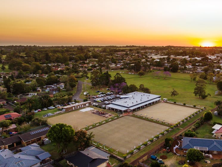 Aerial view of Plateau Sports