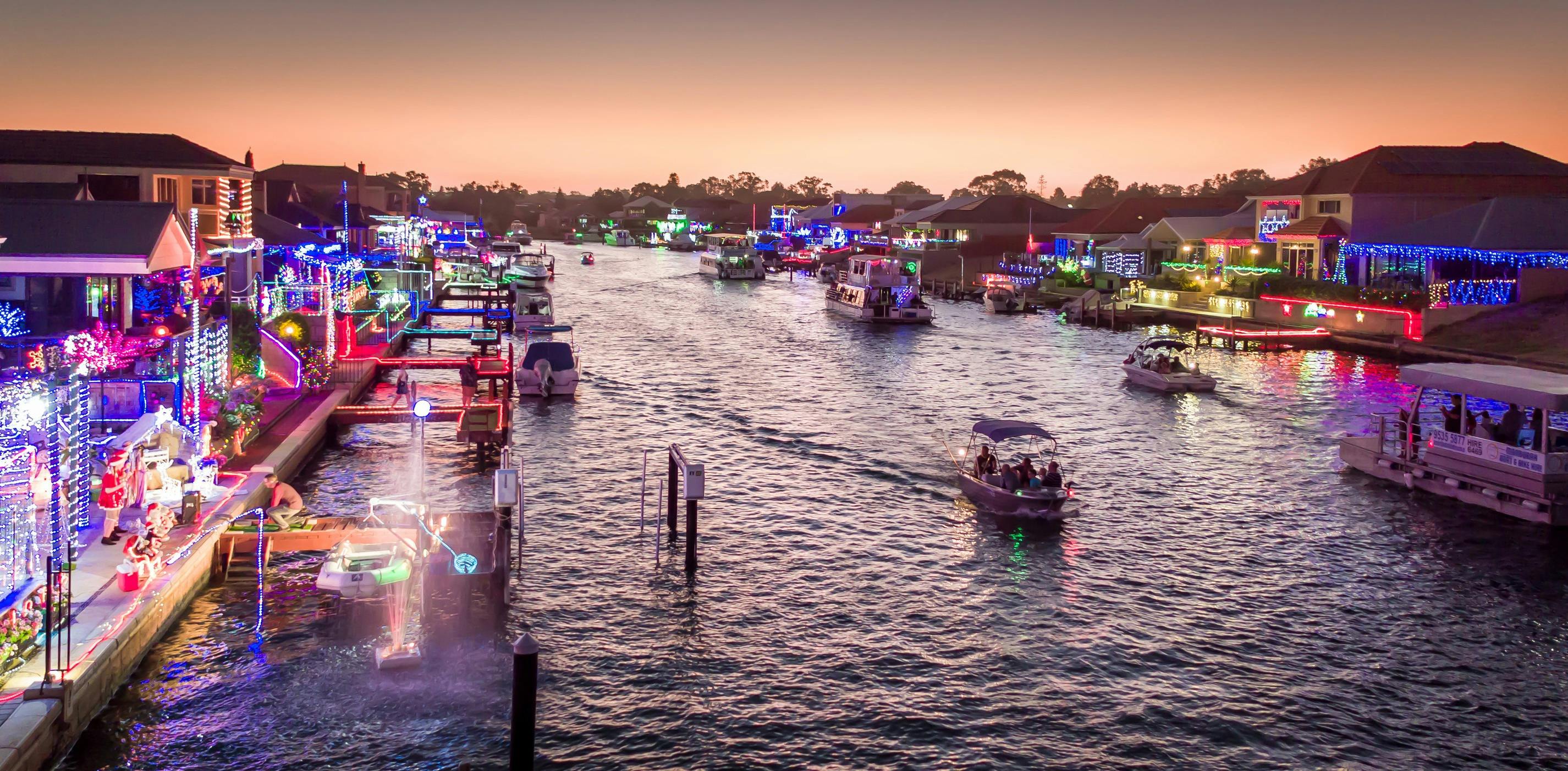 Come ride the Xmas lights each December with The Bike Kiosk