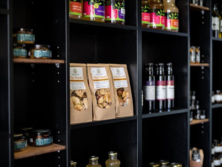 Local Produce on the shelves of the Artisans Altitude