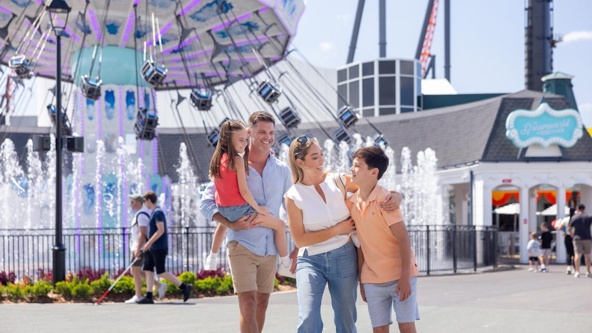 Family at Theme Park