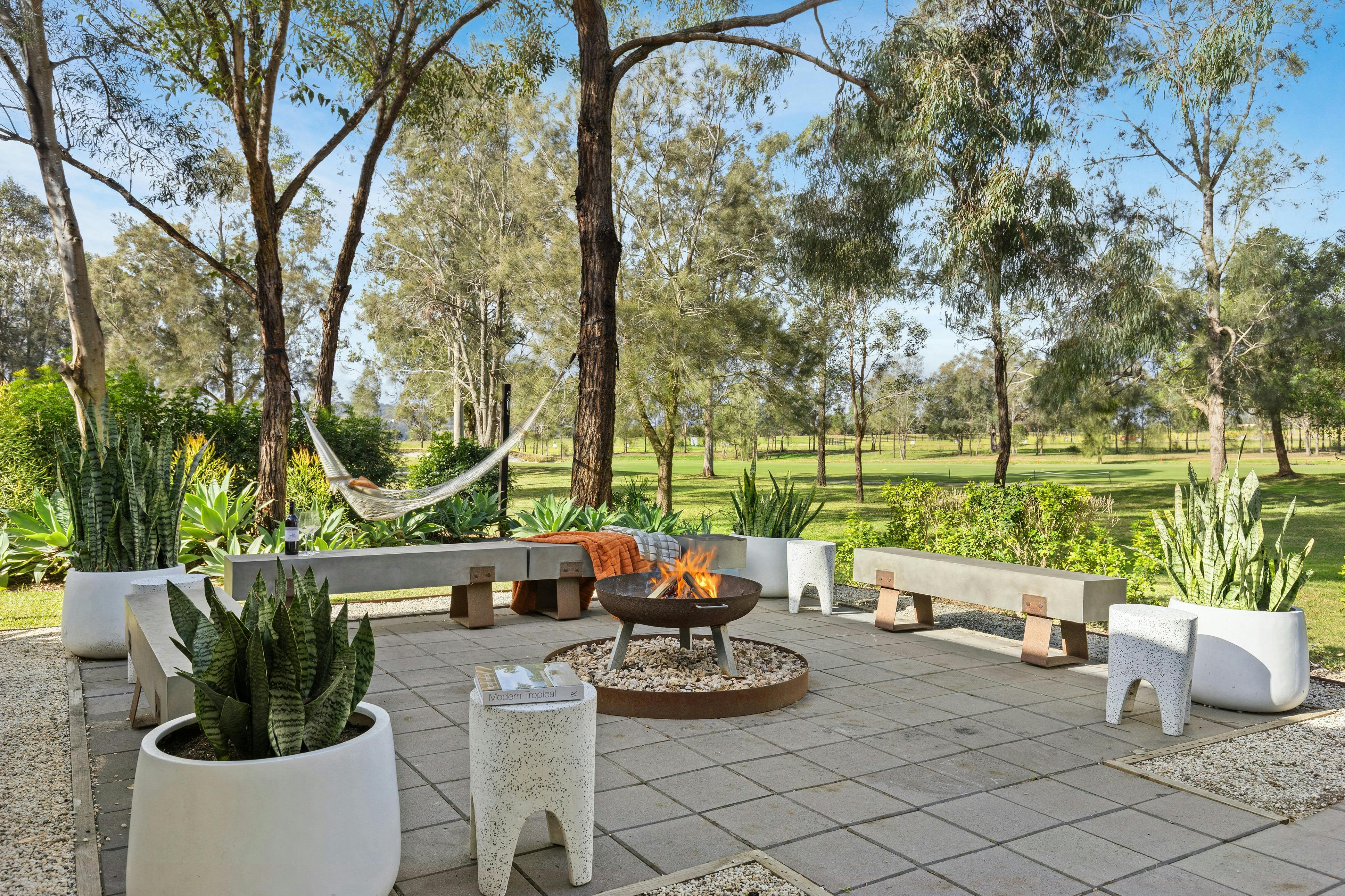 Hunter Grange outdoor fire pit