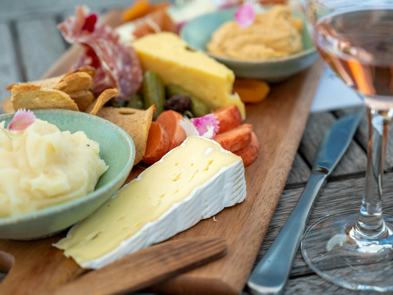 Charcuterie platter at Shottesbrooke