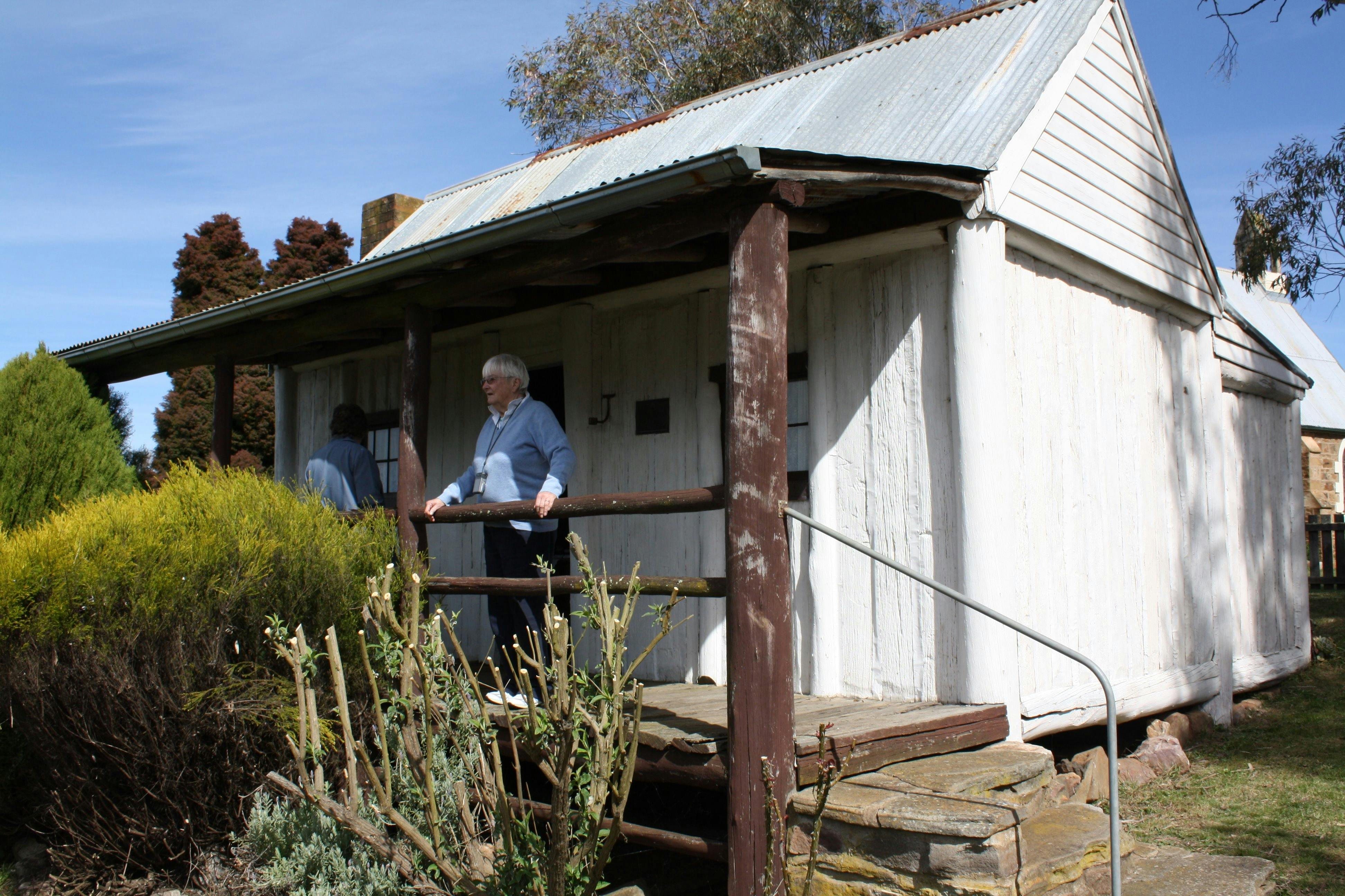 Front of slab cottage