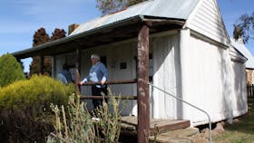 Front of slab cottage