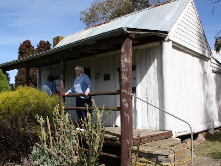 Front of slab cottage