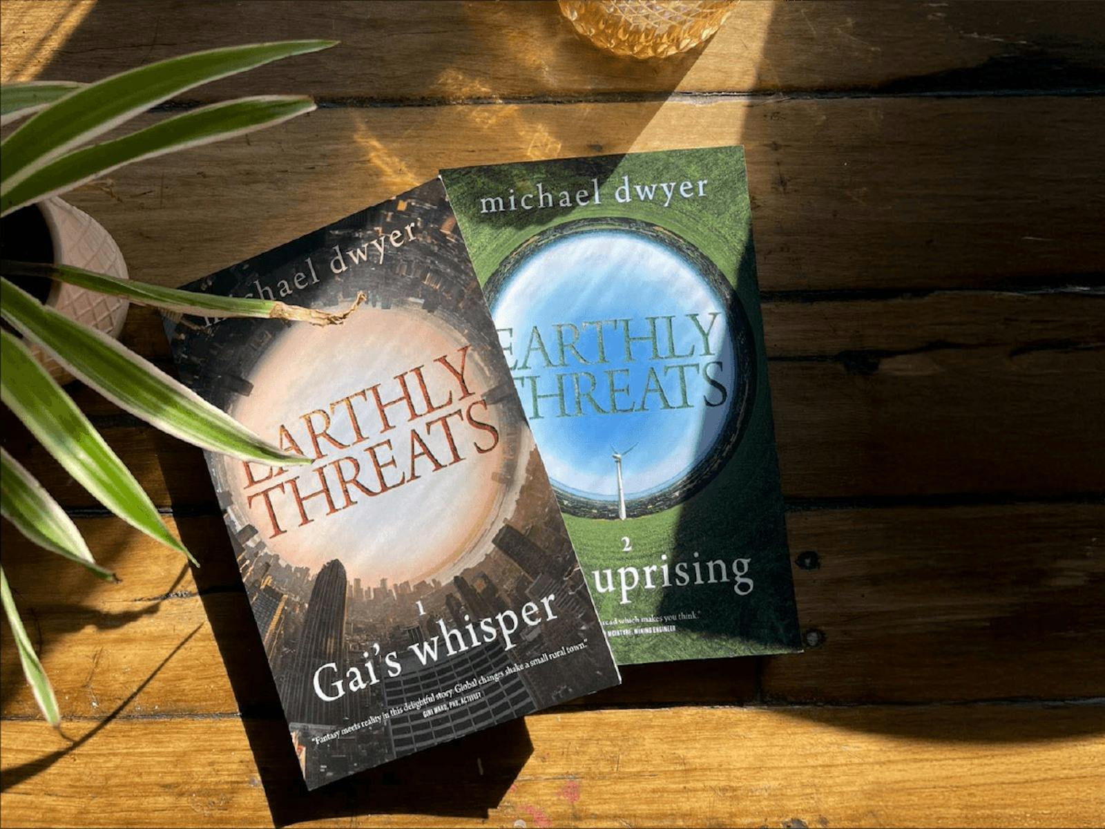 Indie author Michael Dwyer book covers