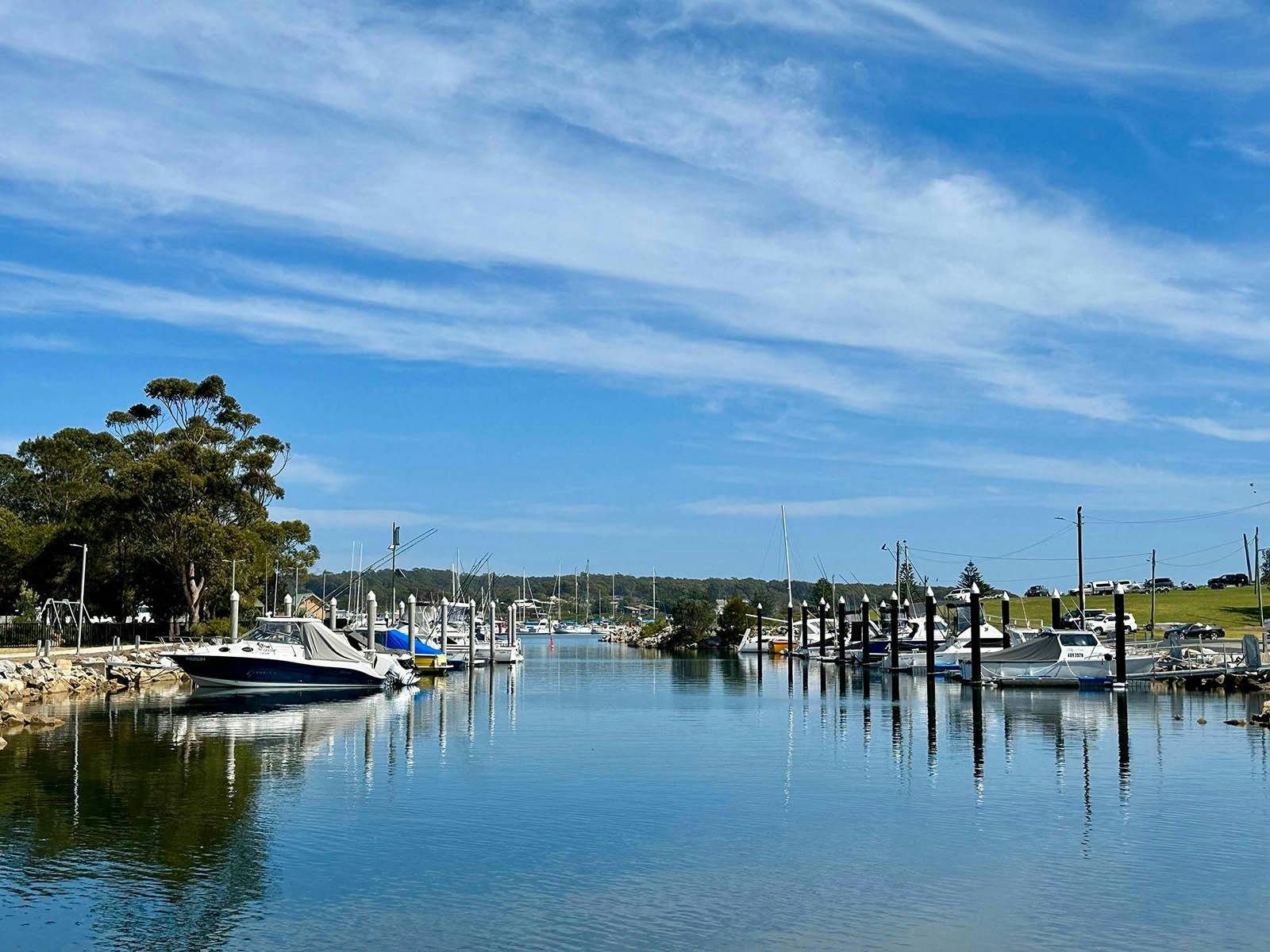 Boats at Bermagui Marina