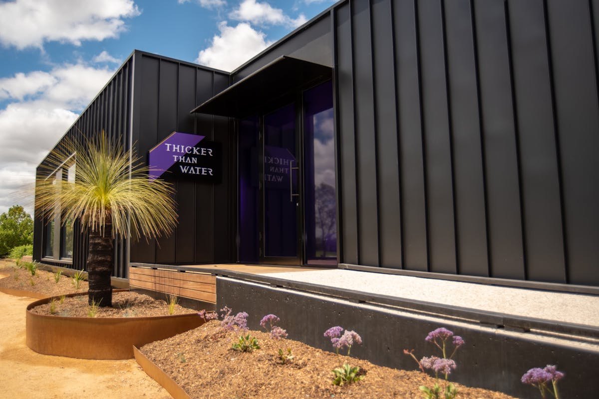 Outside the cellar door