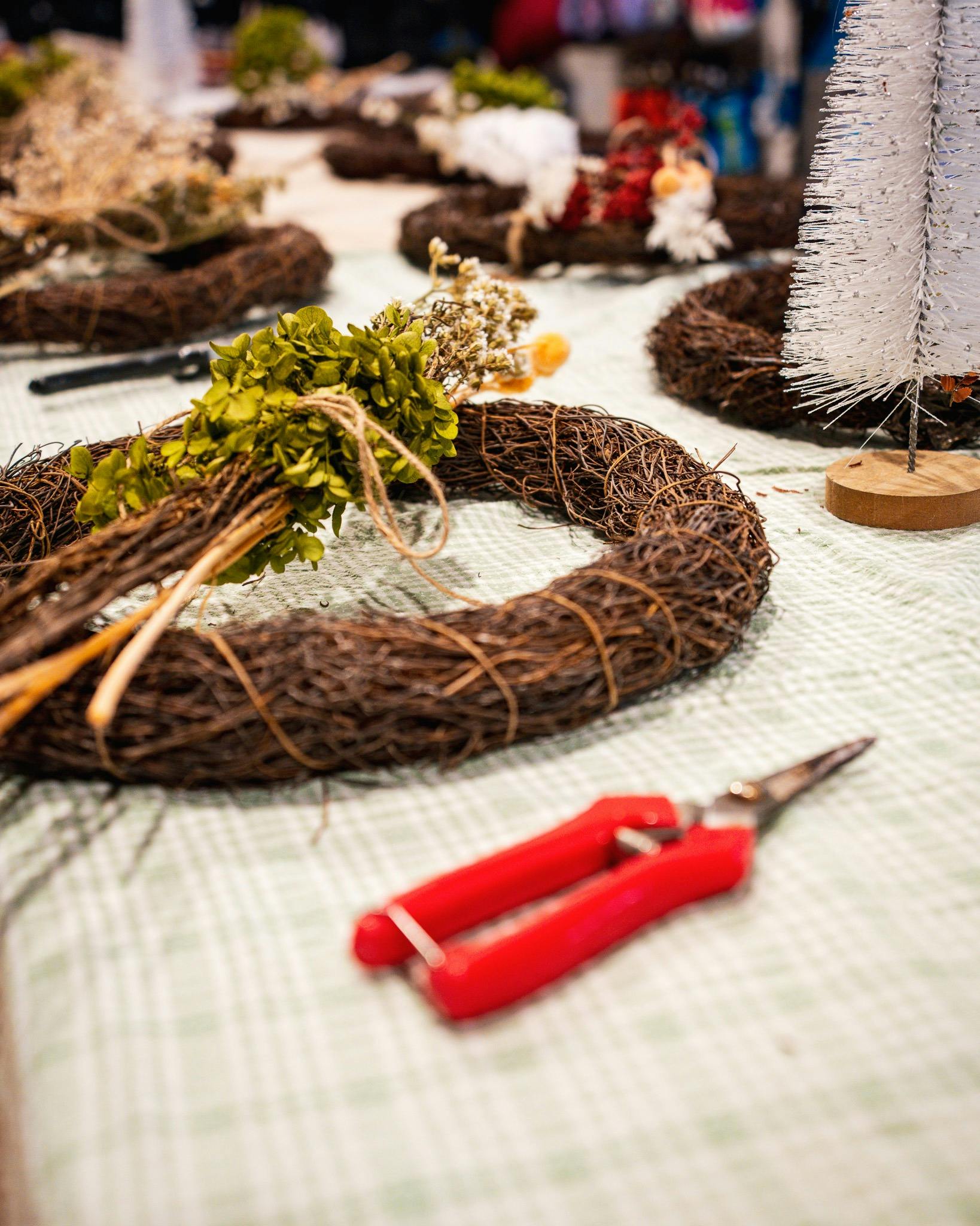 Wreath making workshop