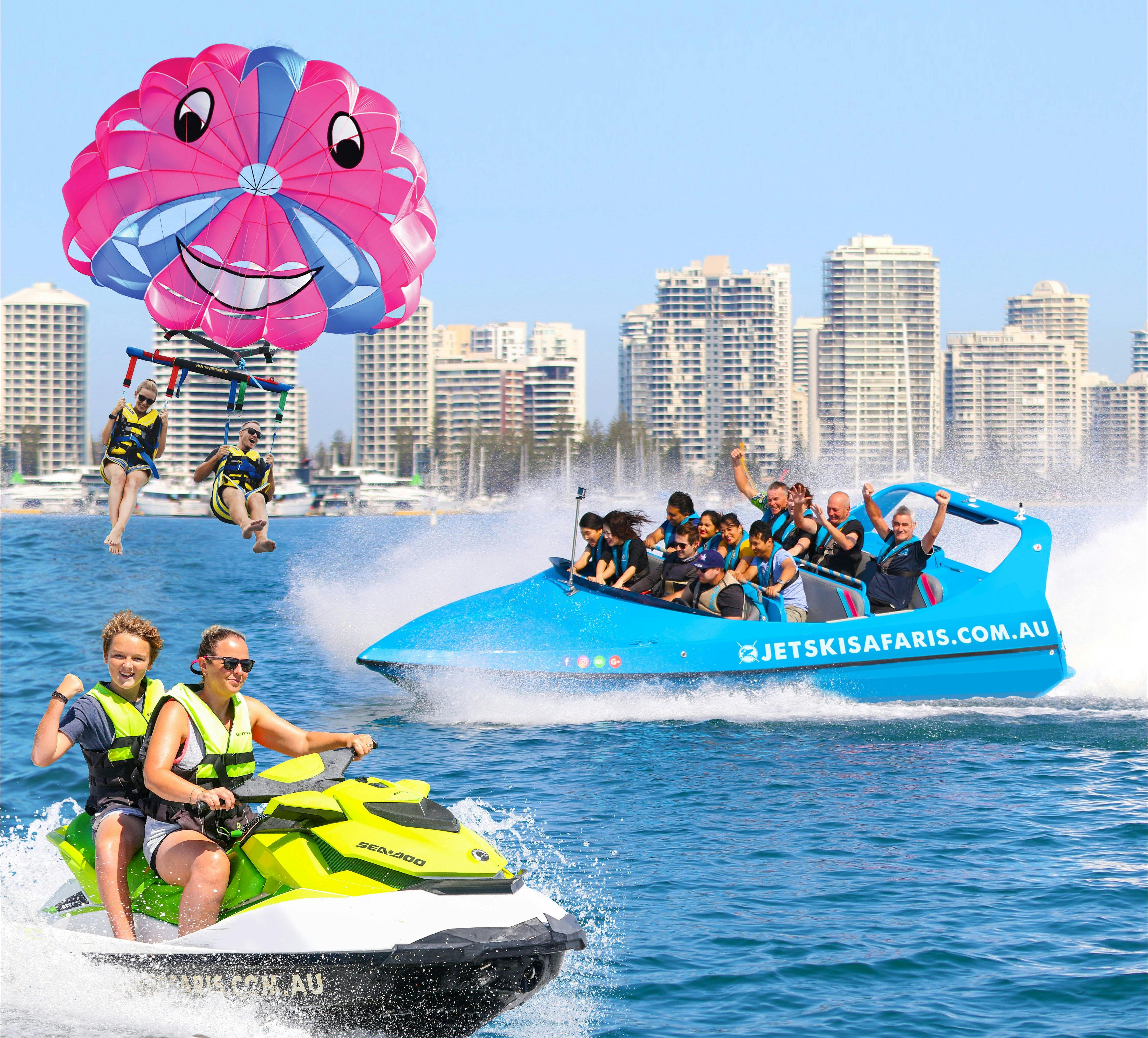 Jet Ski Safari (30 Minute) and Parasail