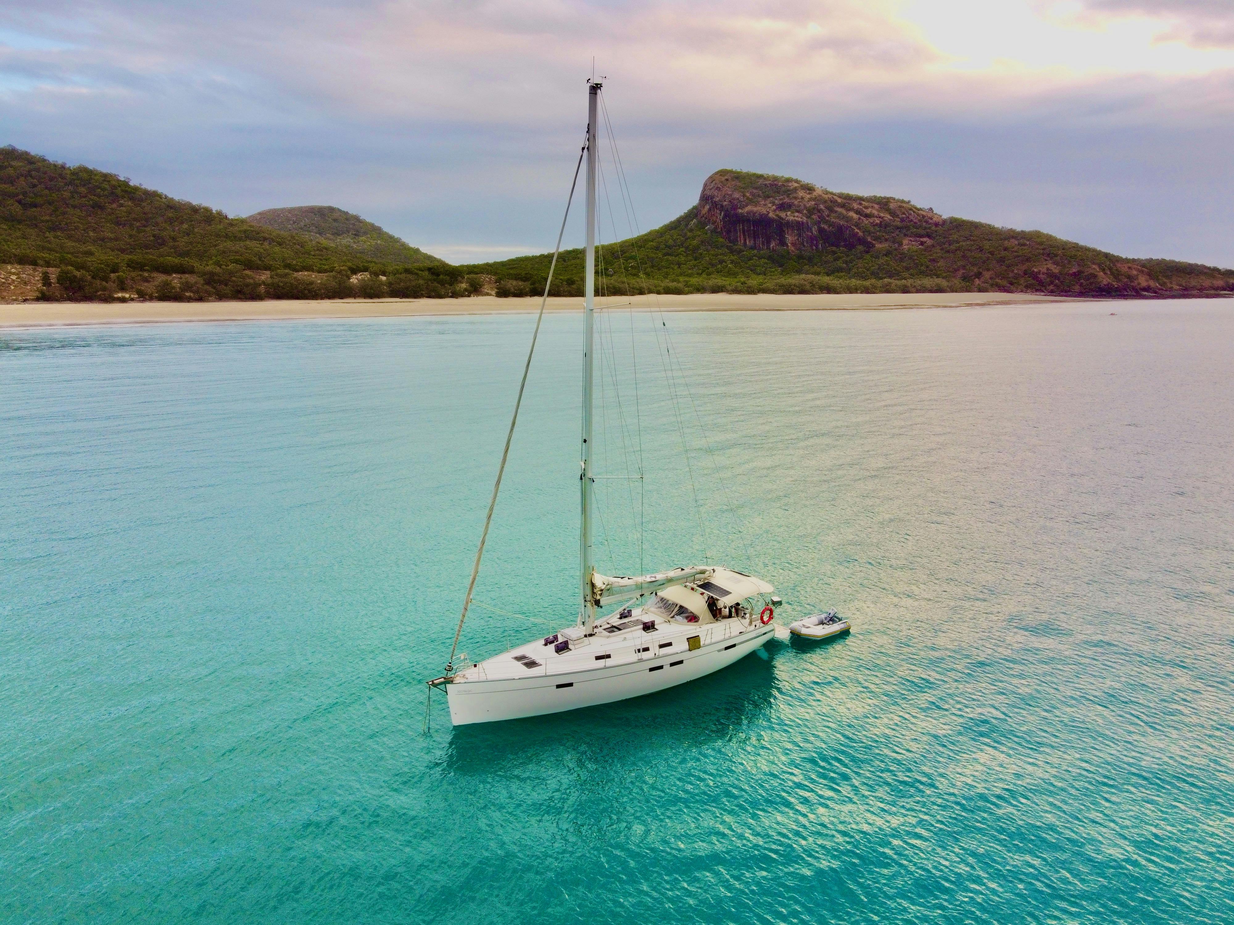 Overhead view at Curlew Island
