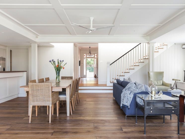 You'll love the open plan living/dining area with high ceiling