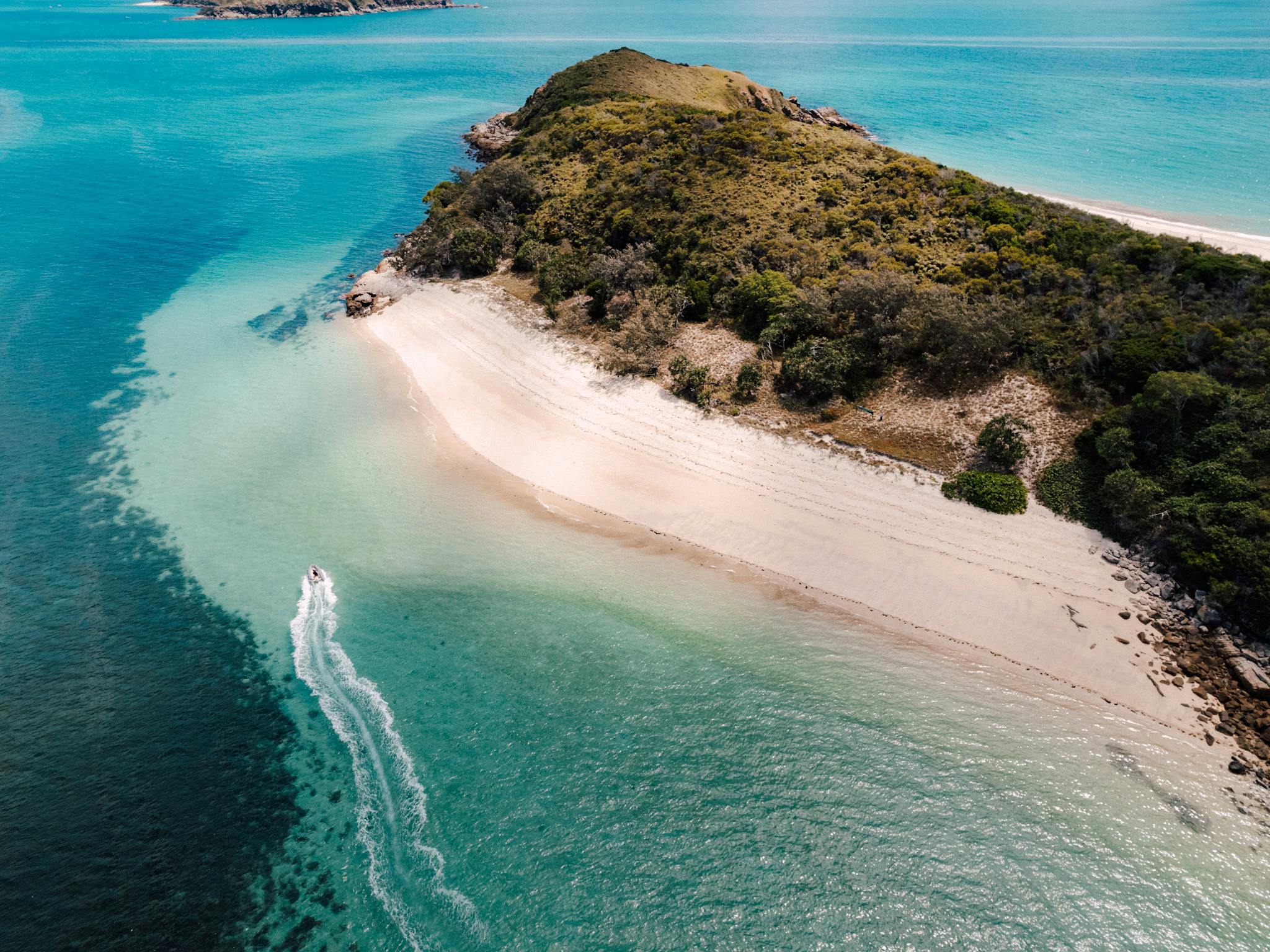Secluded beaches