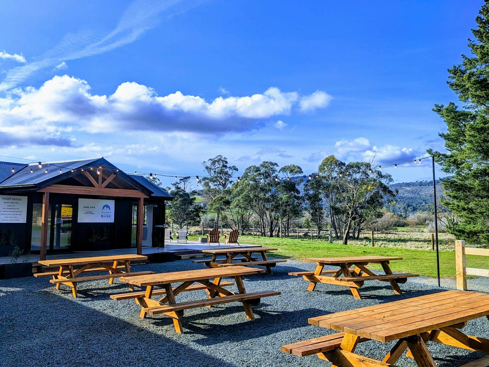 Ben Lomond Base Outdoor Seating