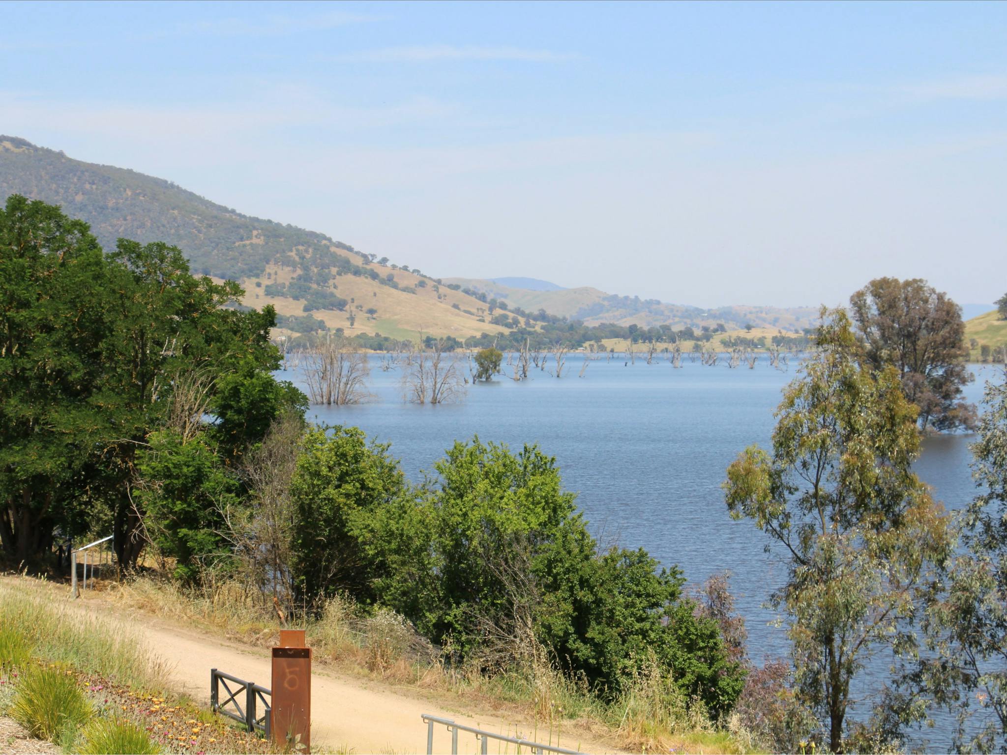 Old Tallangatta Lookout along the High Country Rail Trail