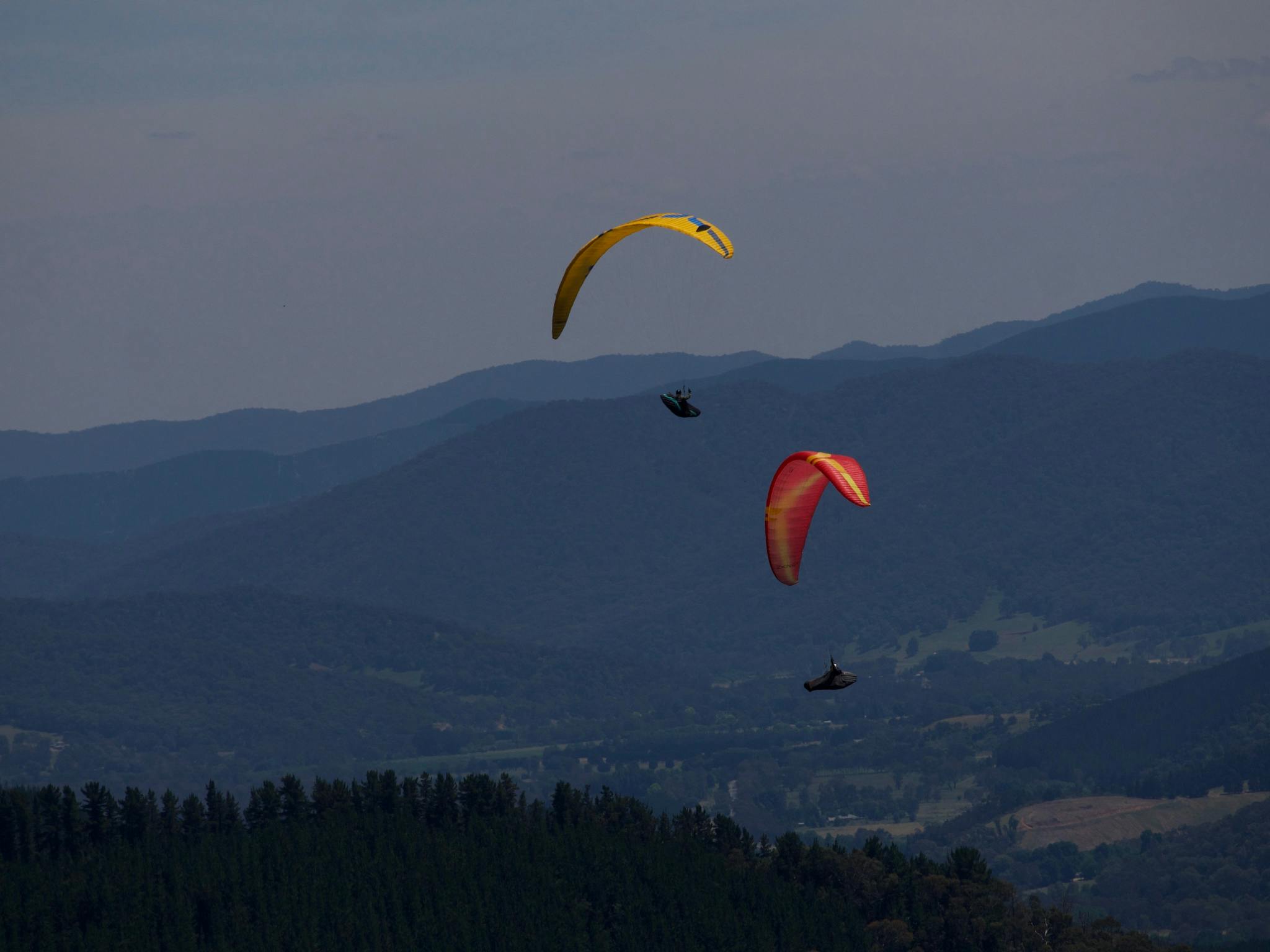 Paragliding Mystic mountain Bright