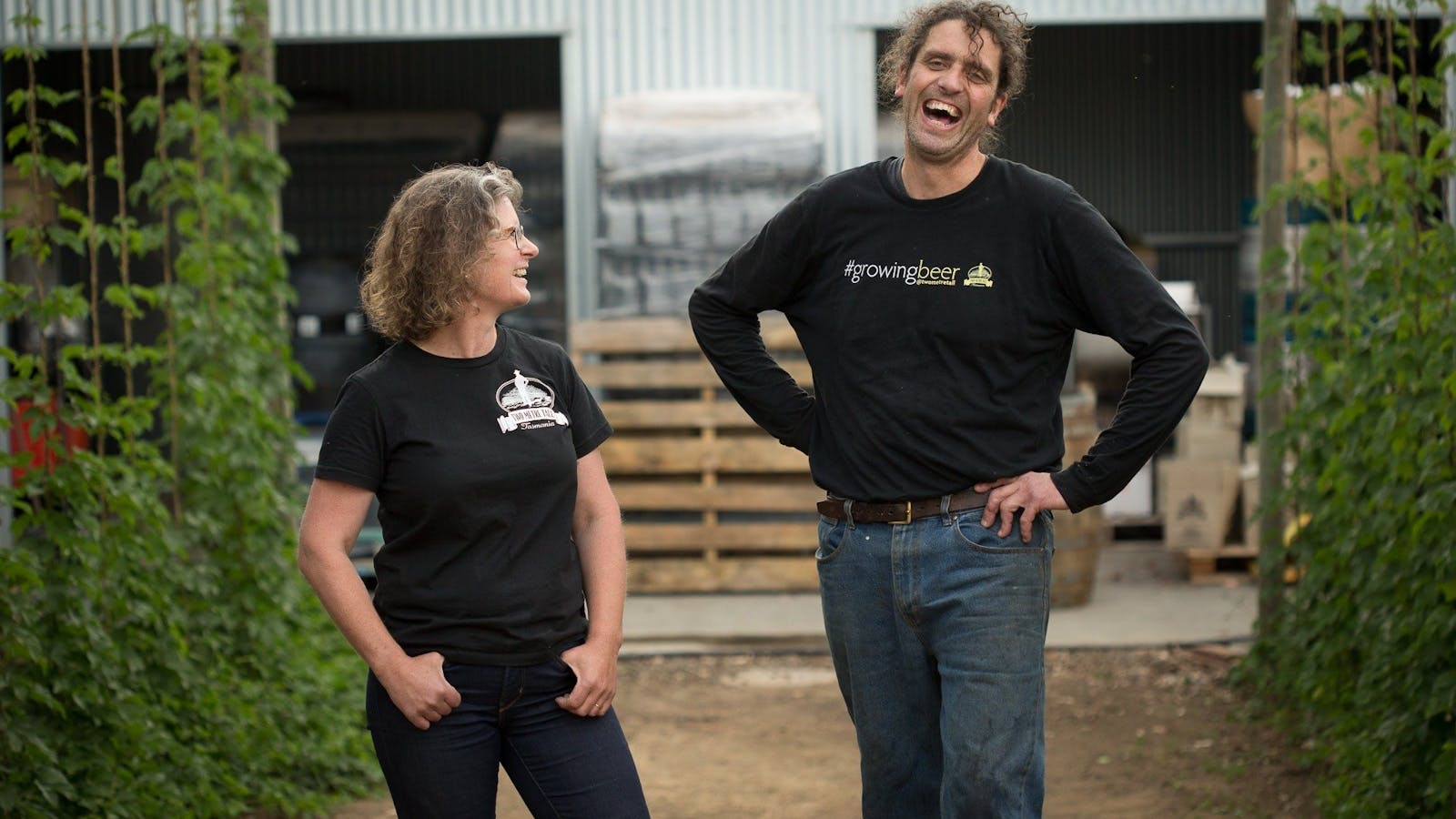 Ashley is the height behind the name of the company!