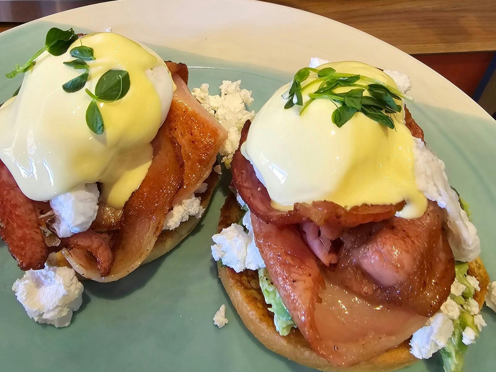 Roasted Kombi delicious eggs benedict