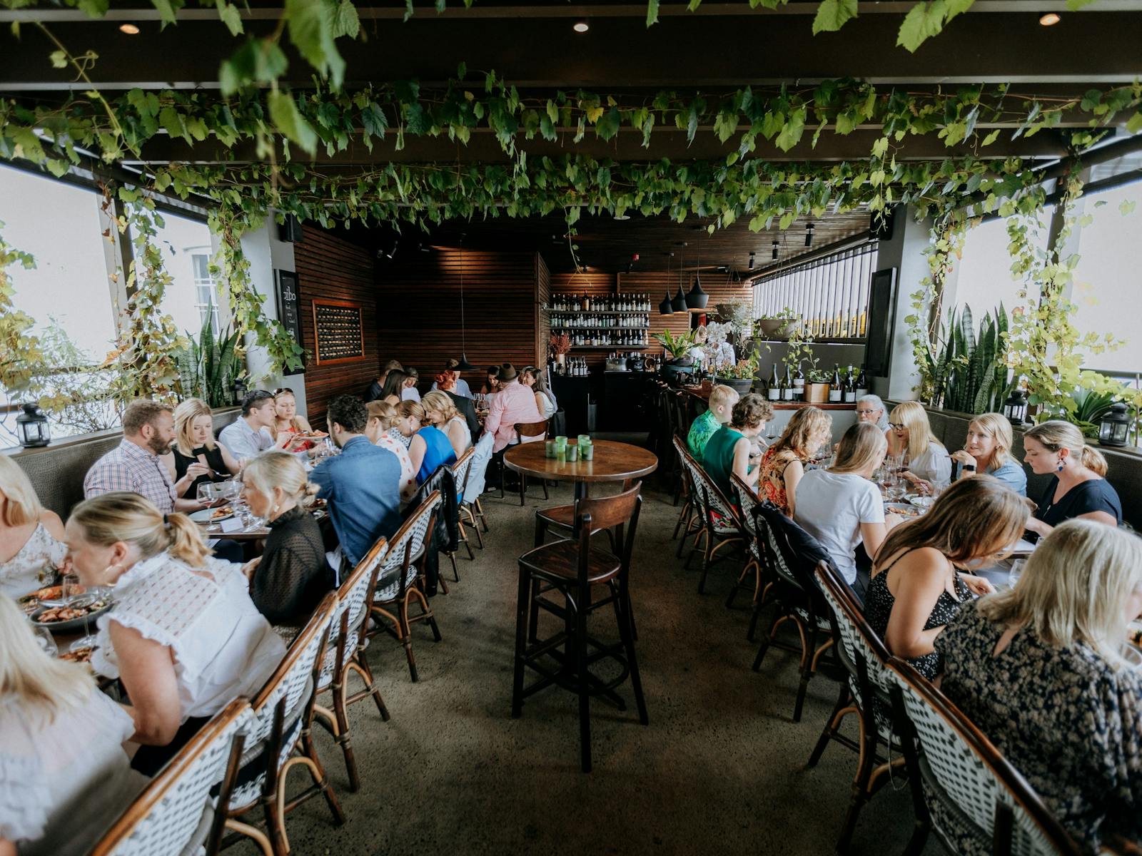 bibo wine bar courtyard event