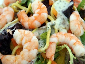 Asian style prawns