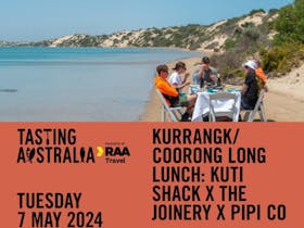 Kurrangk/Coorong Long Lunch: Kuti Shack X The Joinery X Kuti Co X Pipi Co Cover Image