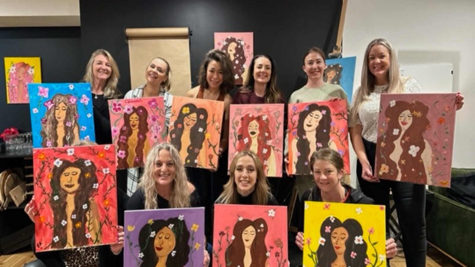 More finished artwork on display